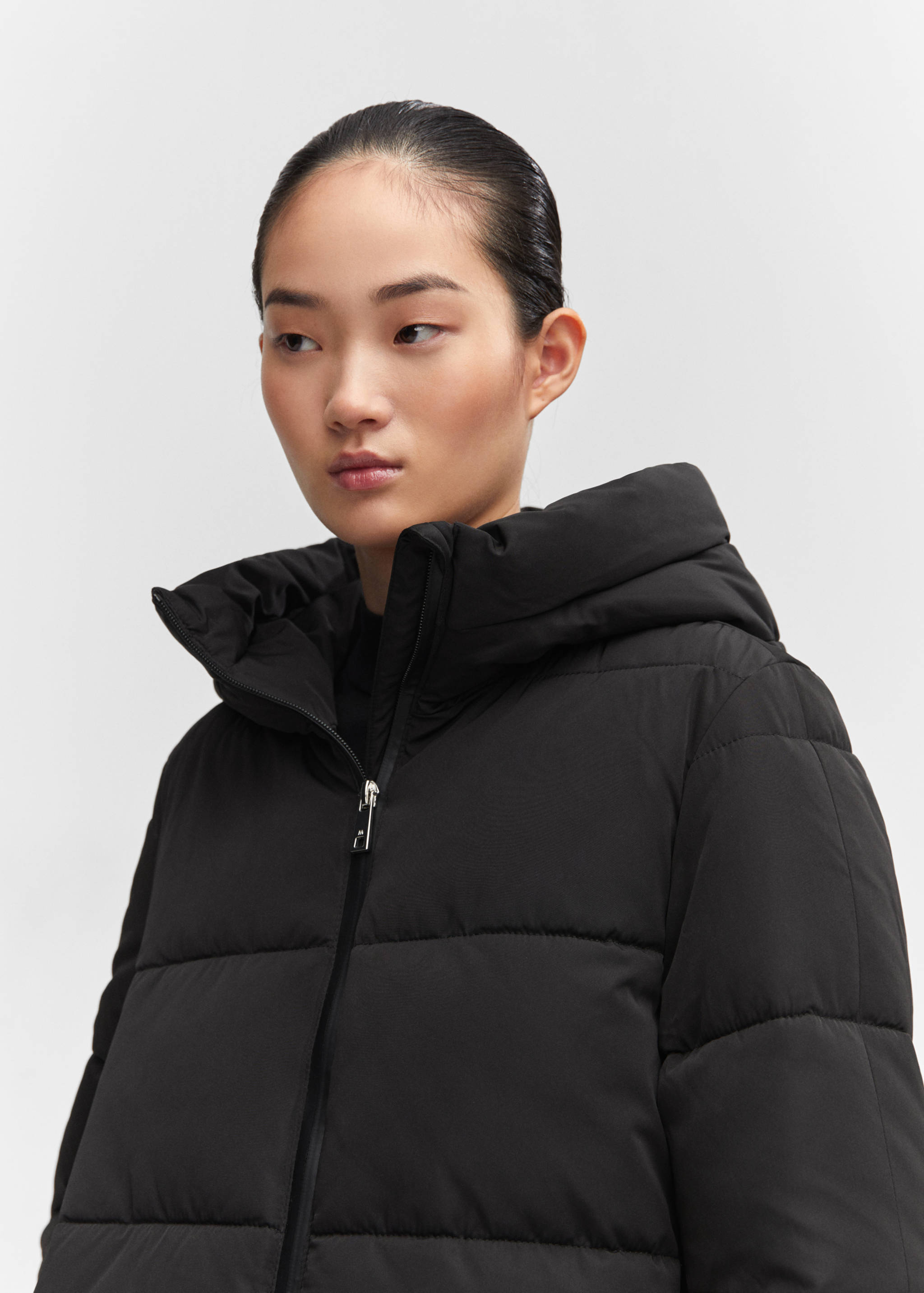 Gepolsterter Anorak mit Kapuze - Detail des Artikels 1