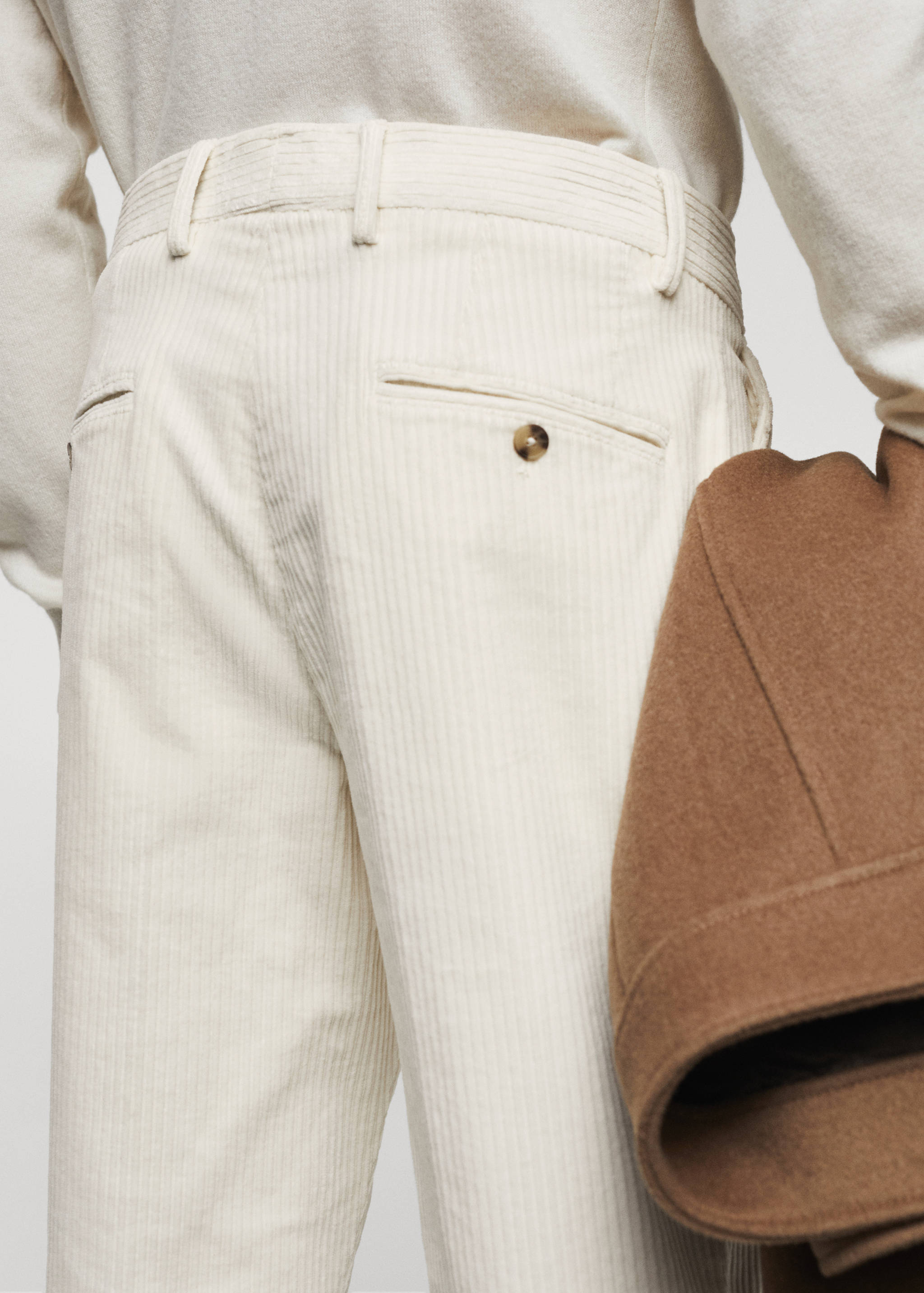 Slim fit corduroy pants - Details of the article 4