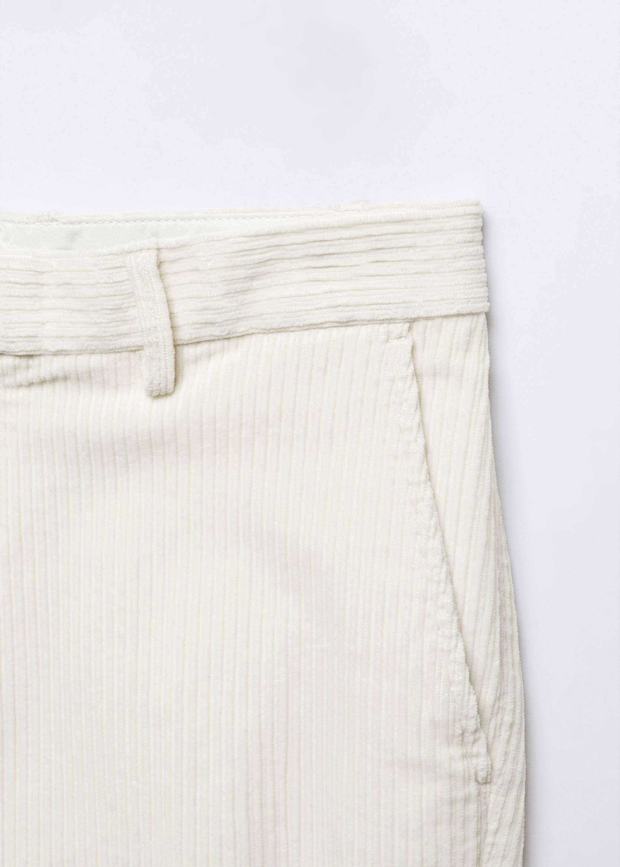 Slim fit corduroy pants - Details of the article 8