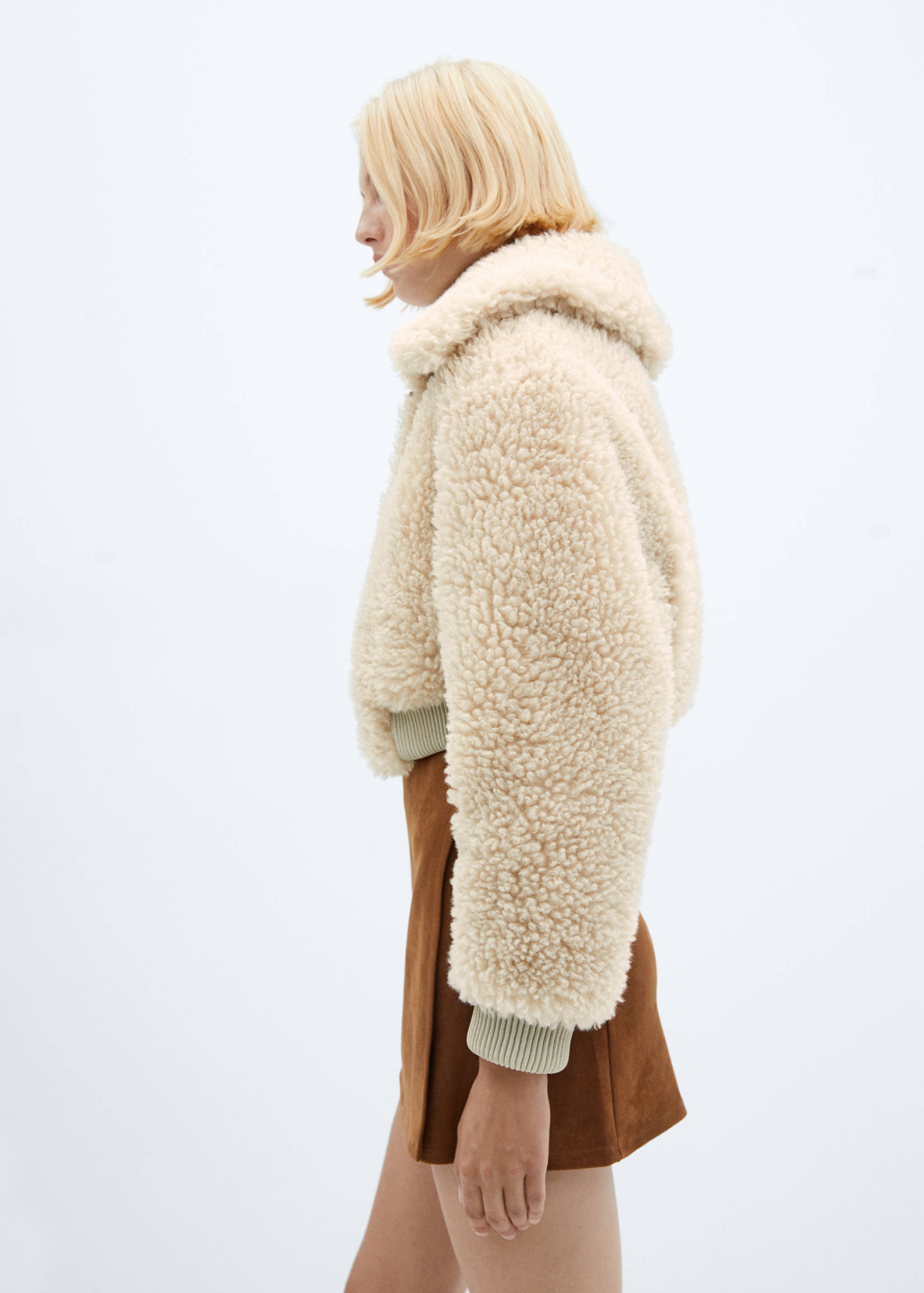 Faux-fur bomber jacket - Details of the article 2