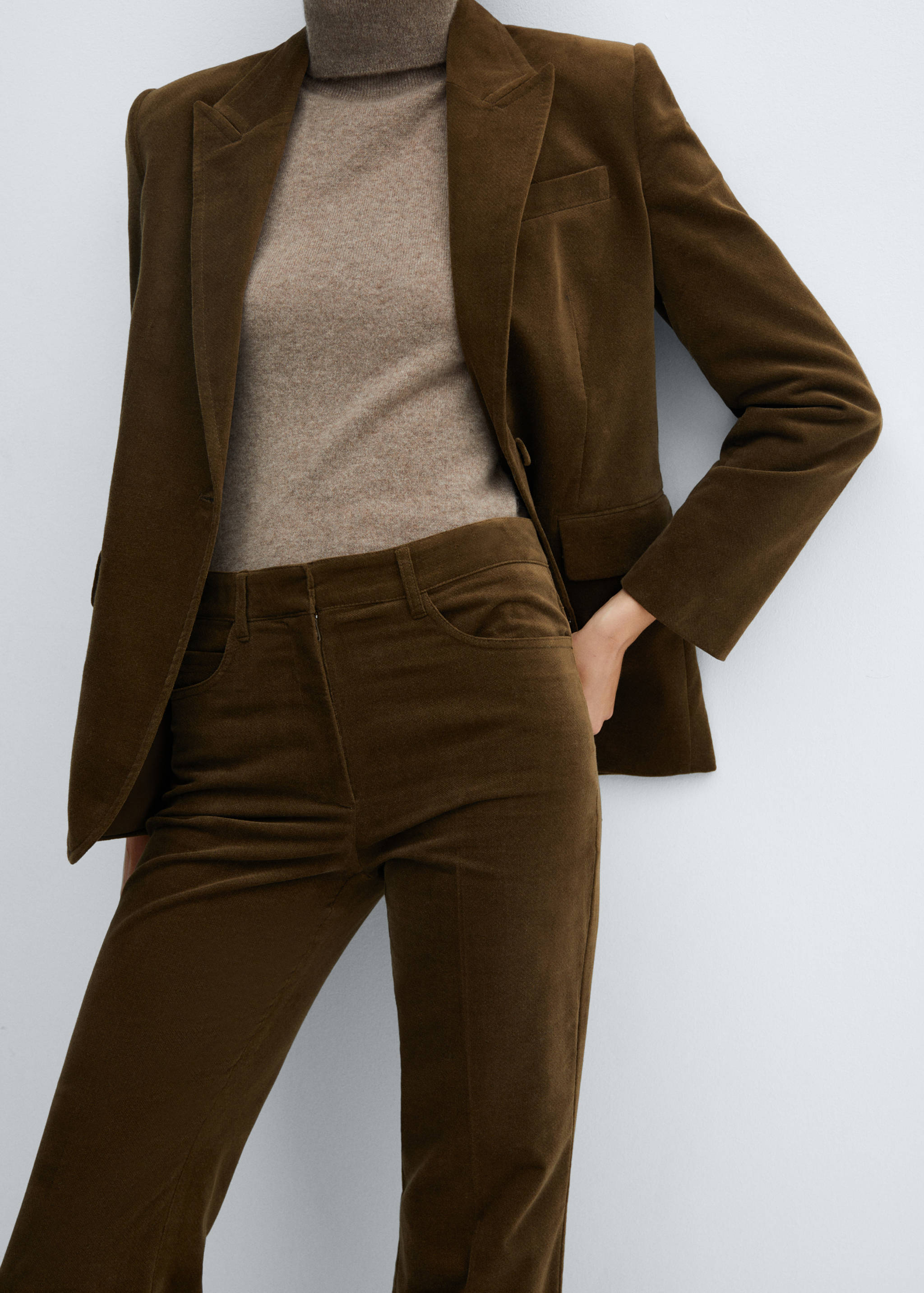 Velveteen suit trousers - Details of the article 3