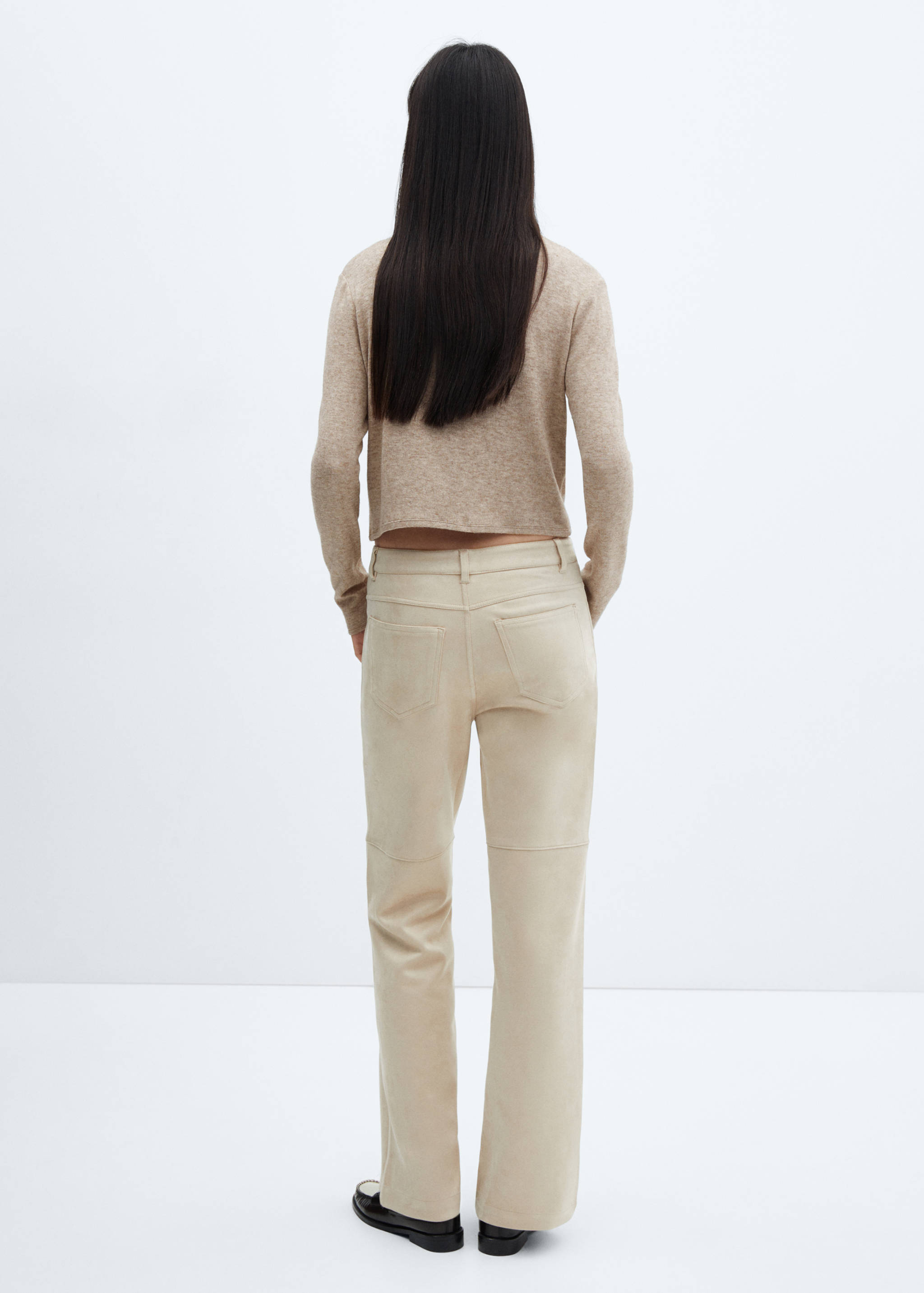 Button knit cardigan - Reverse of the article