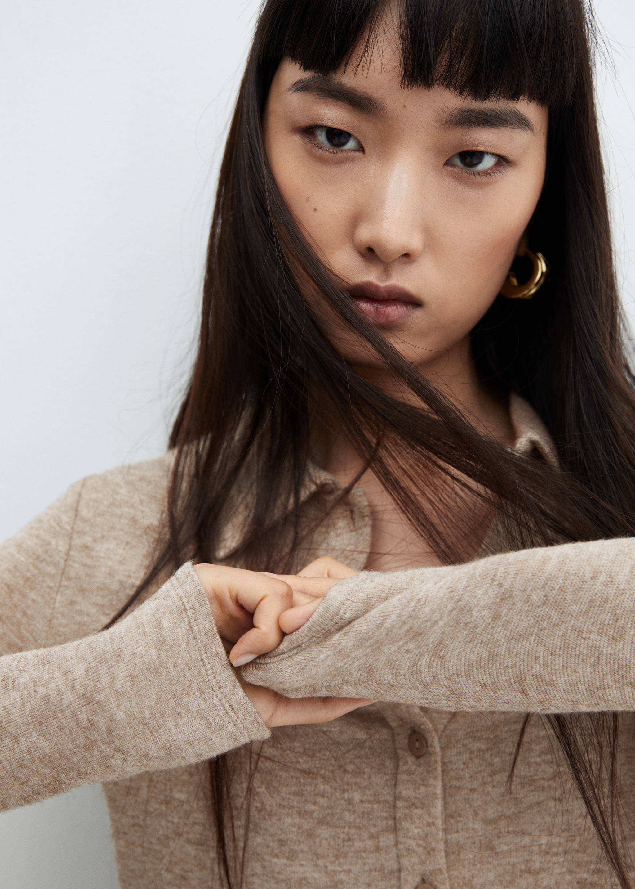 Button knit cardigan - Details of the article 1