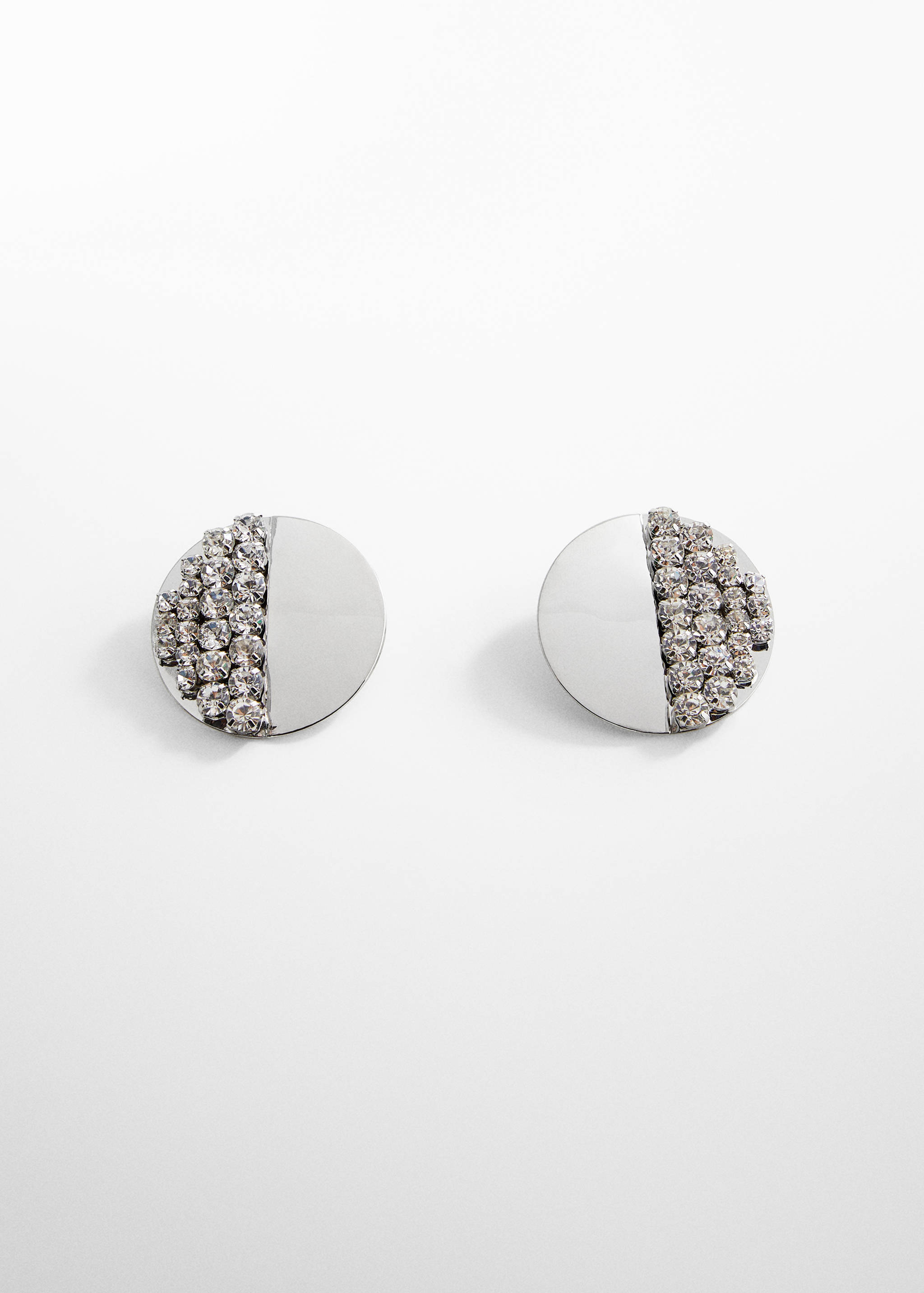 Combined circular-design earrings - Article without model