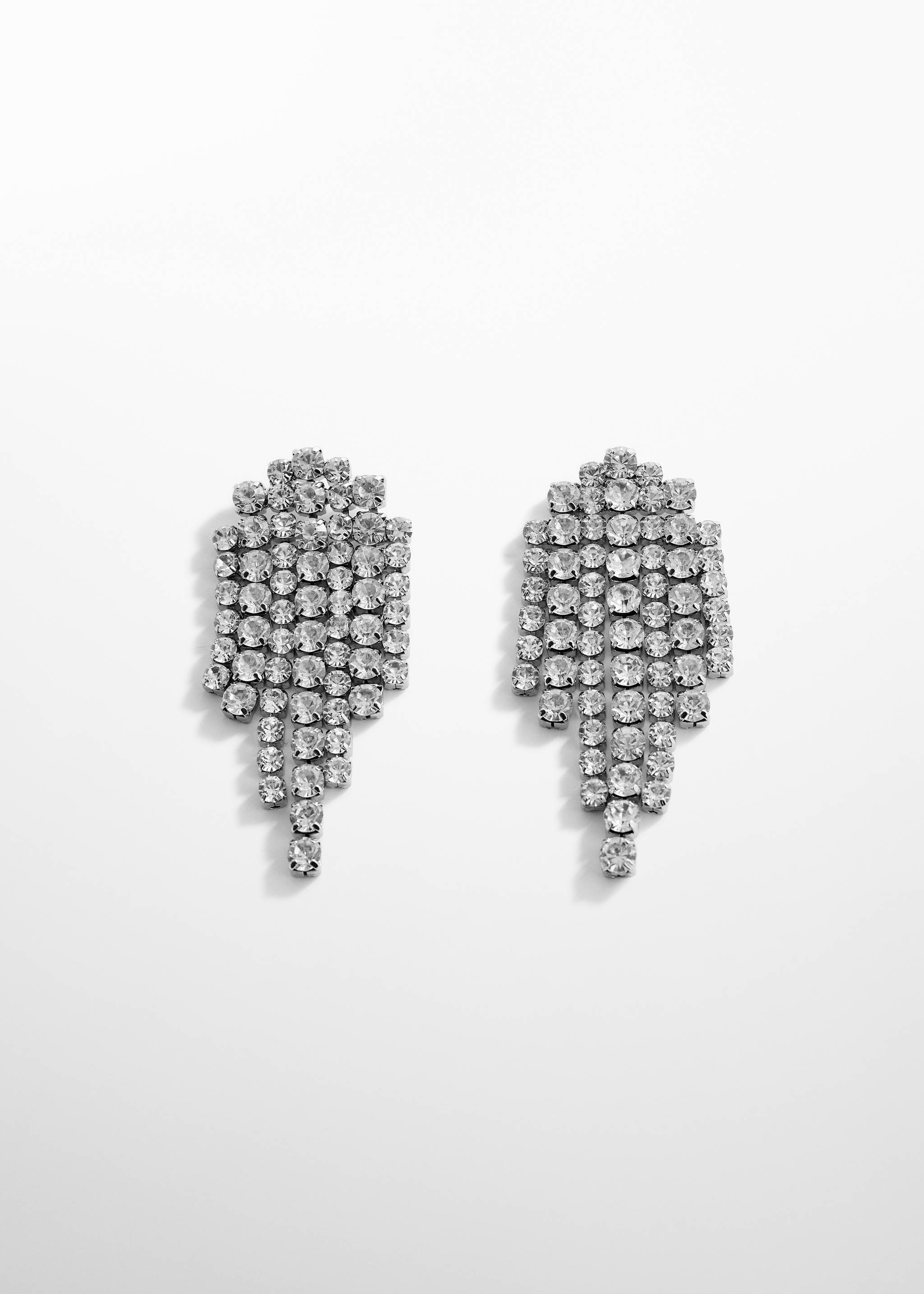 Crystal waterfall earrings - Article without model