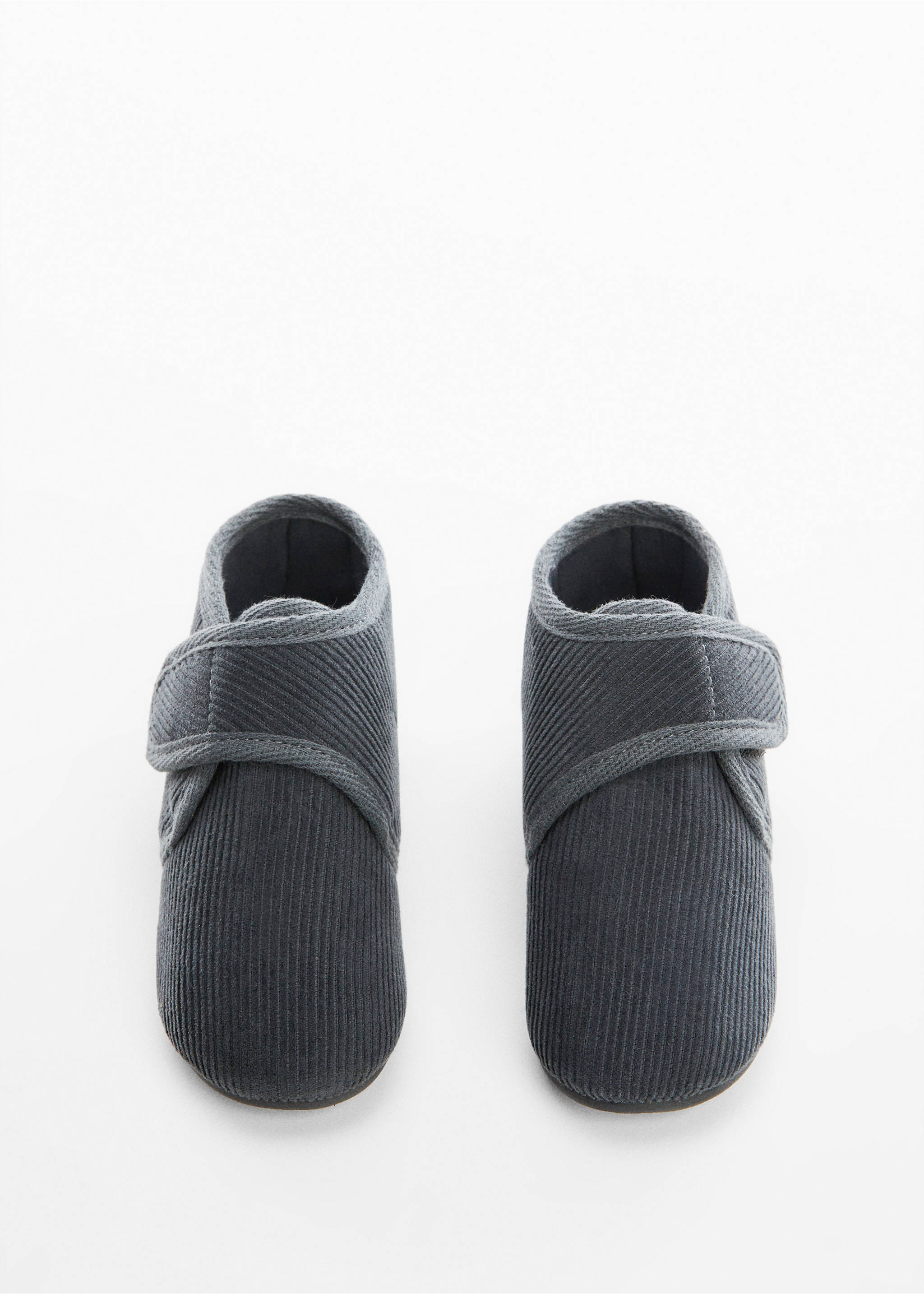 Cotton bootee - Details of the article 3, Charcoal. Ref: 57067749-00.