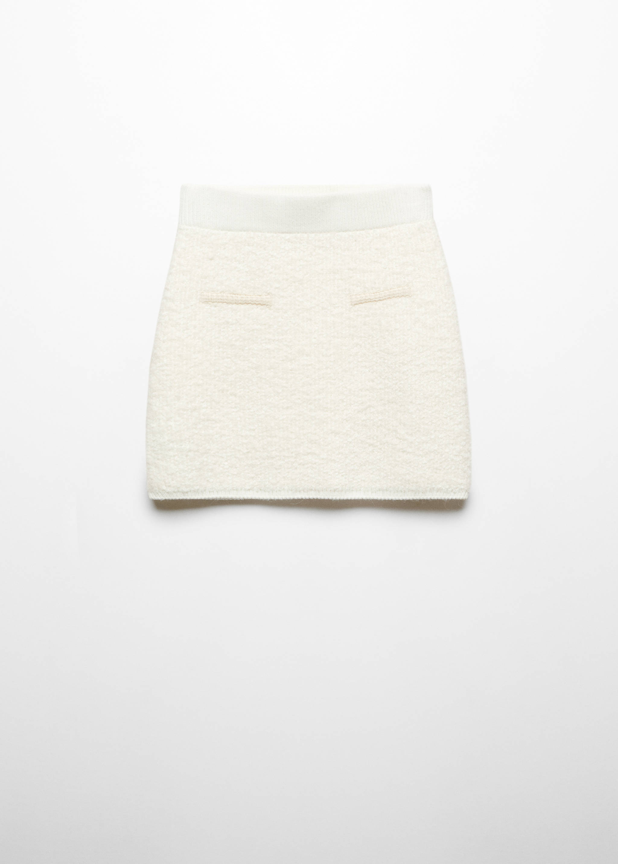 Tweed skirt with contrasting trims - Article without model