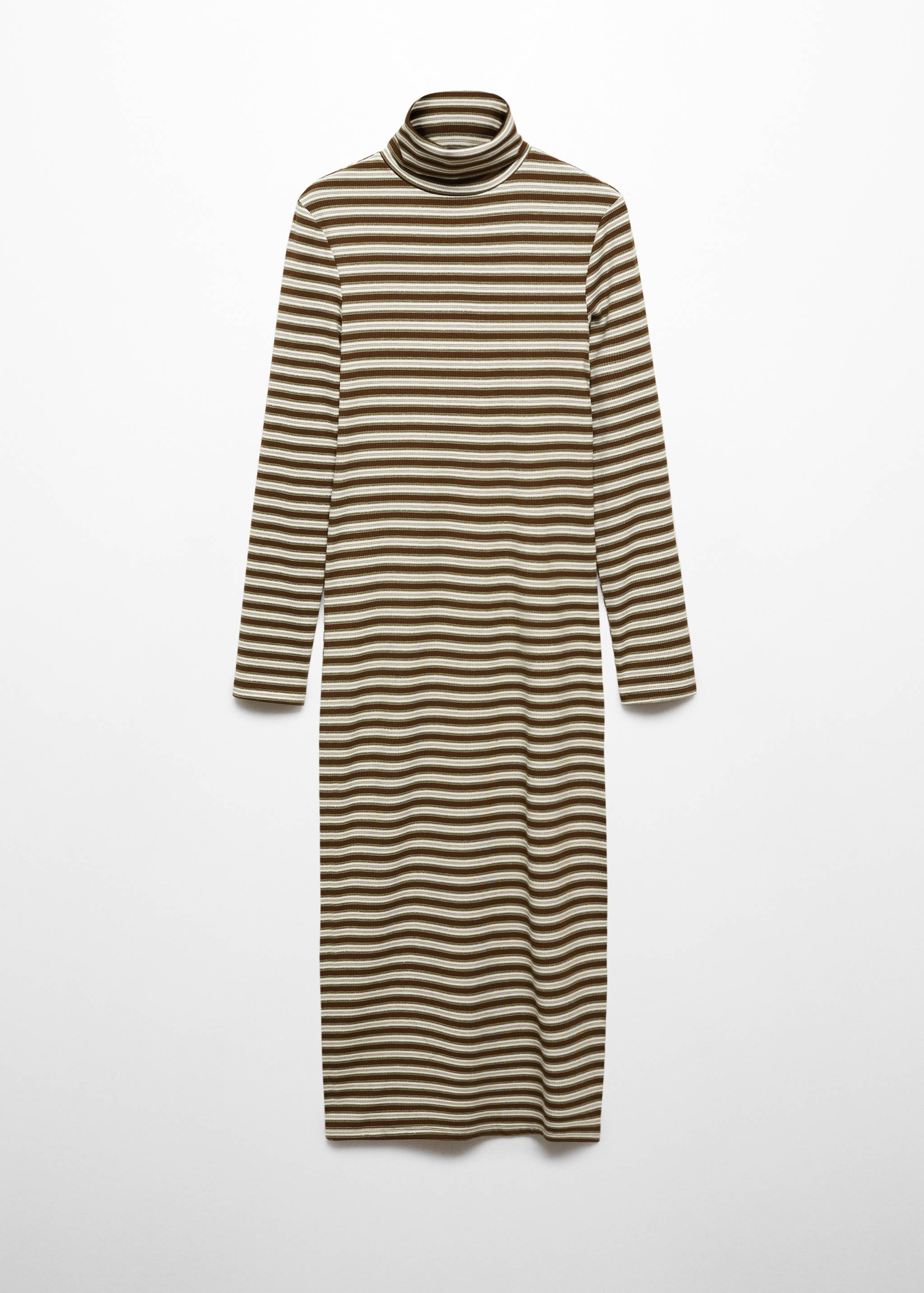 Randig lång klänning - Artikel utan modell