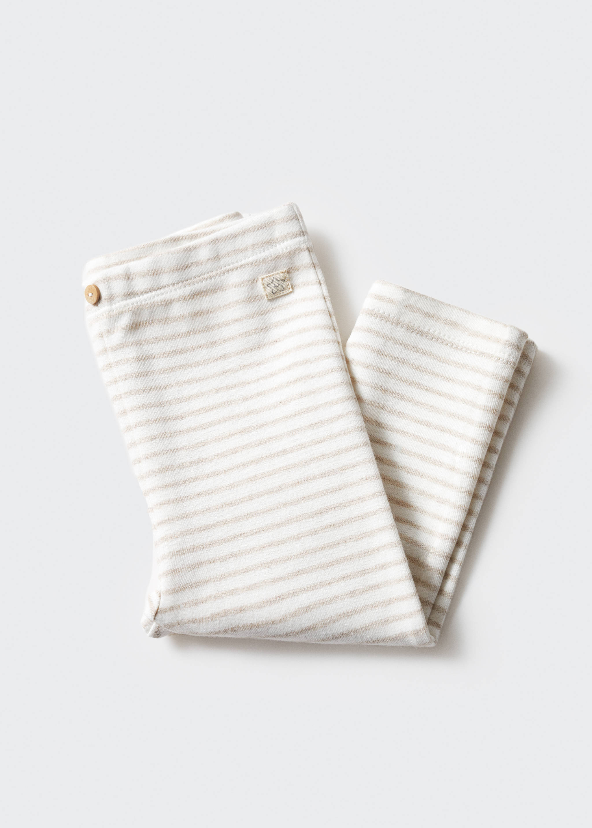 Gestreifte Baumwoll-Leggings - Detail des Artikels 0