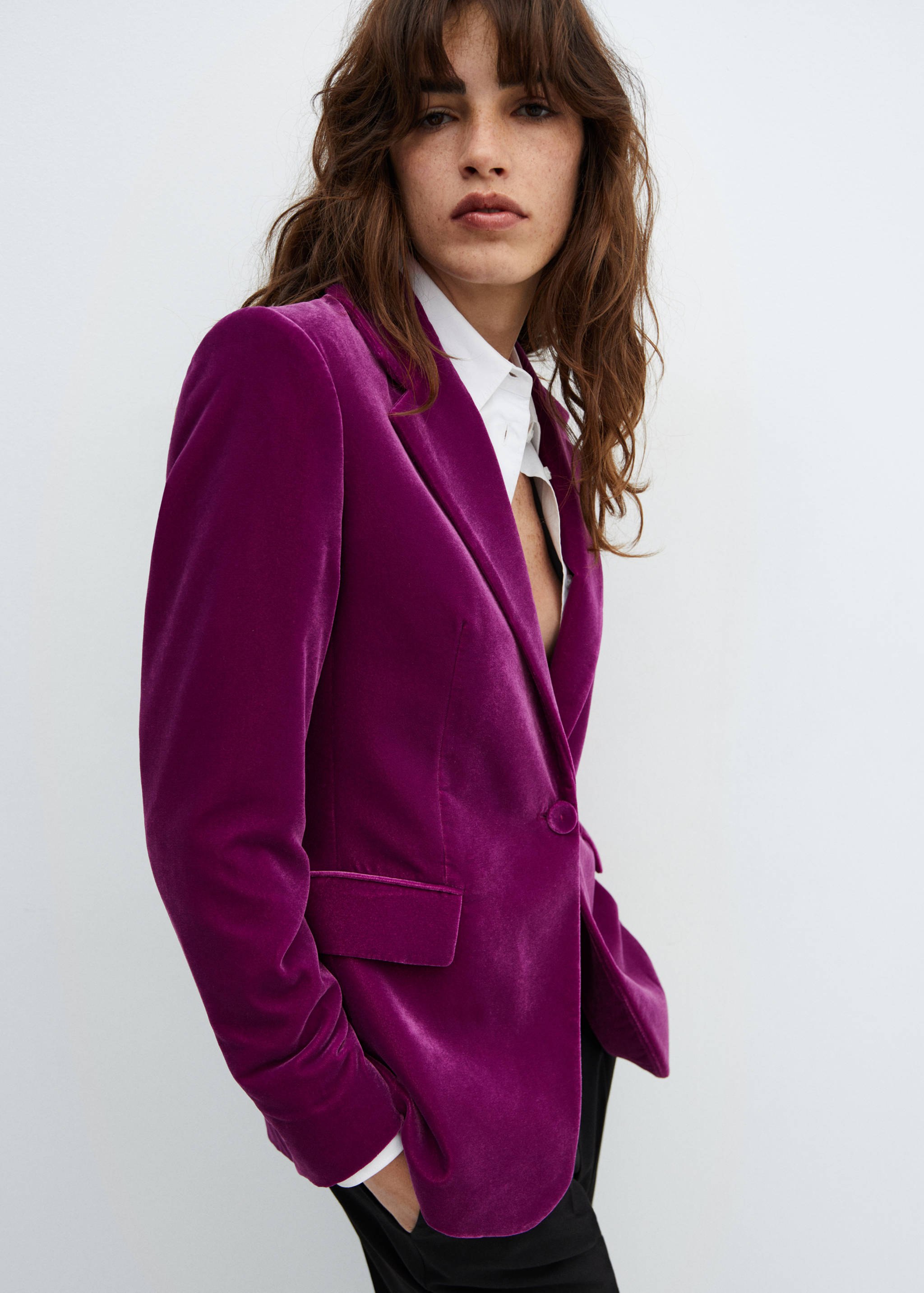 Velvet blazer - Details of the article 2