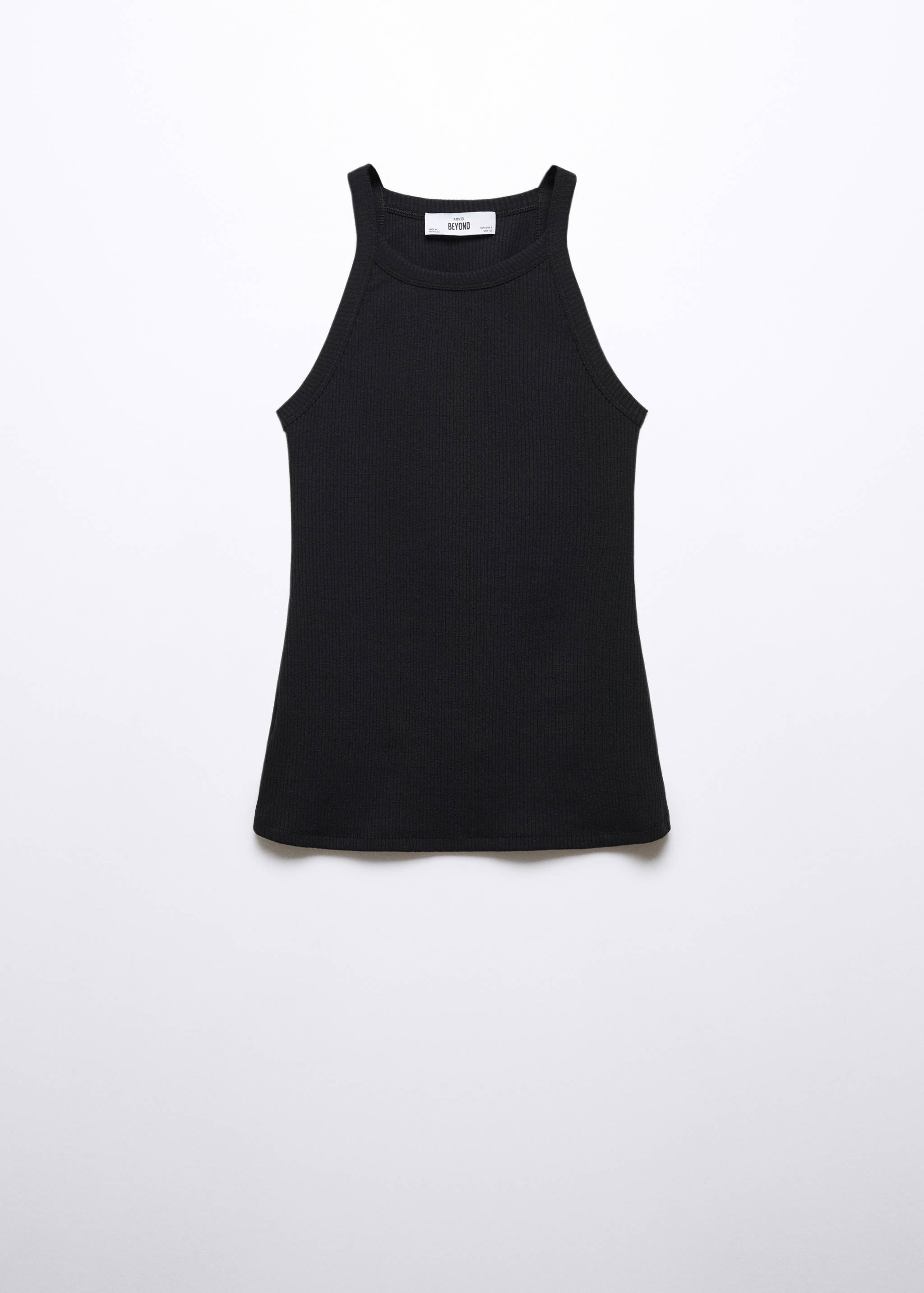 Top punto cuello halter - Artículo sin modelo