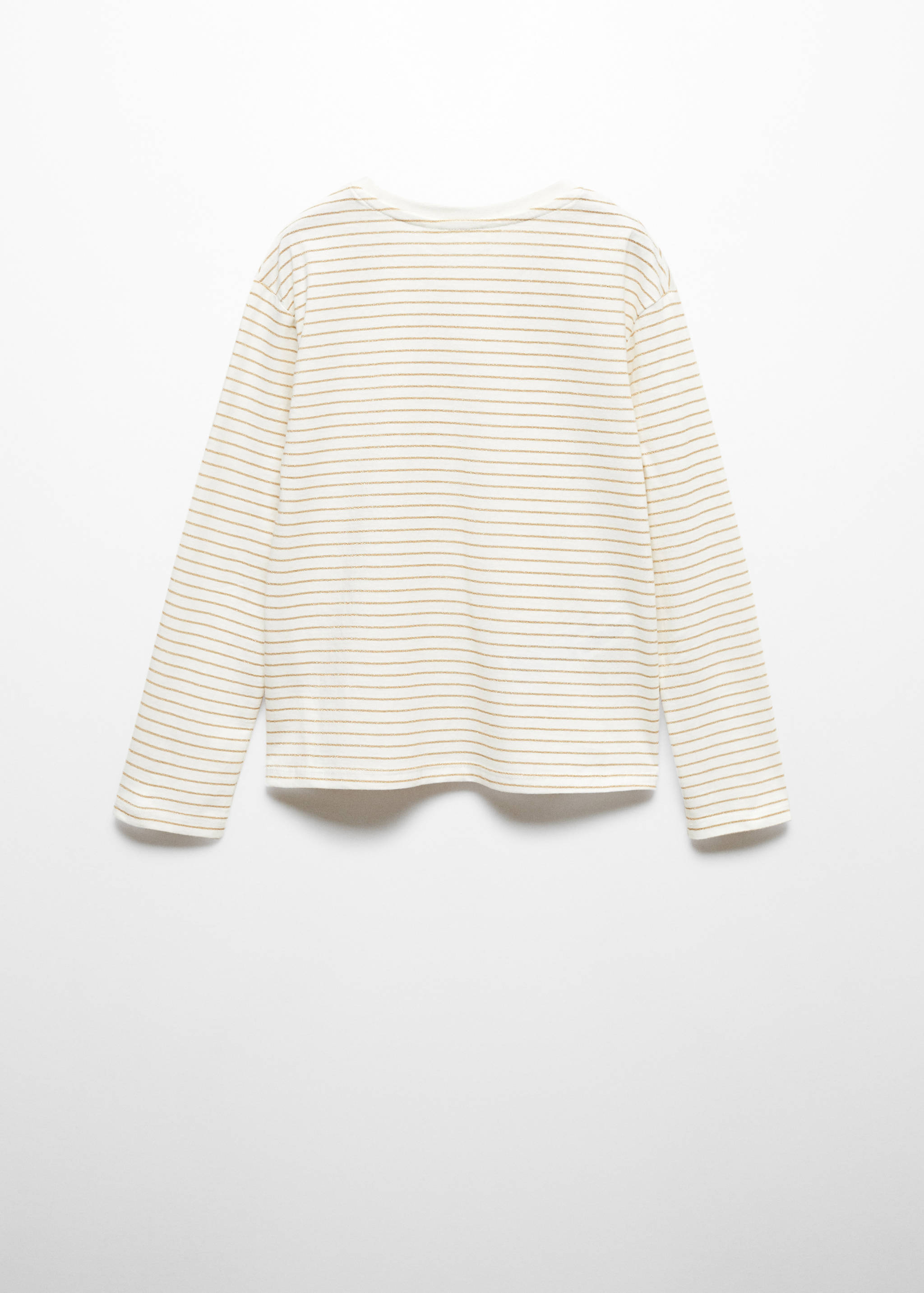 Striped long sleeves t-shirt - Reverse of the article