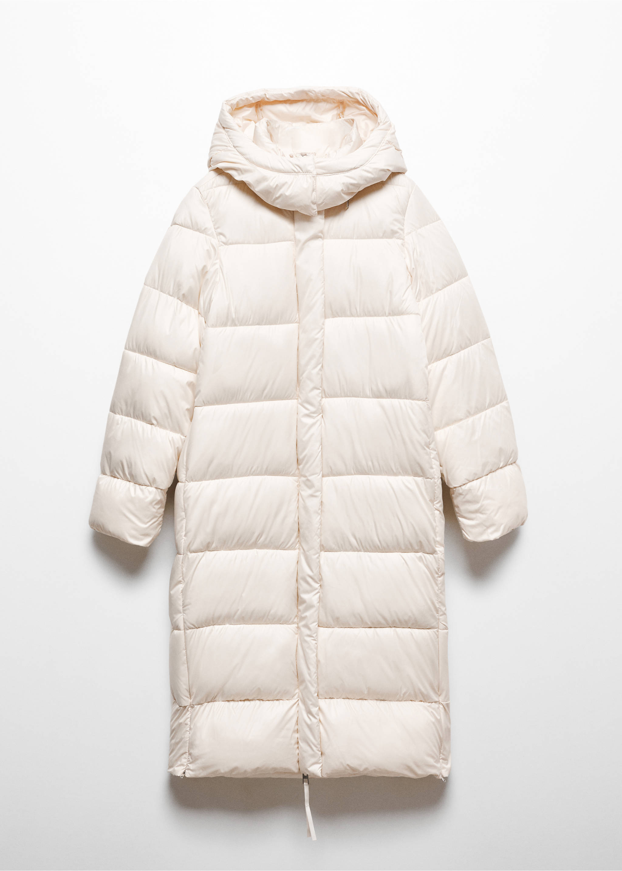 Water-repellent hood puffer coat - Article without model, Off White. Ref: 57069079-00.
