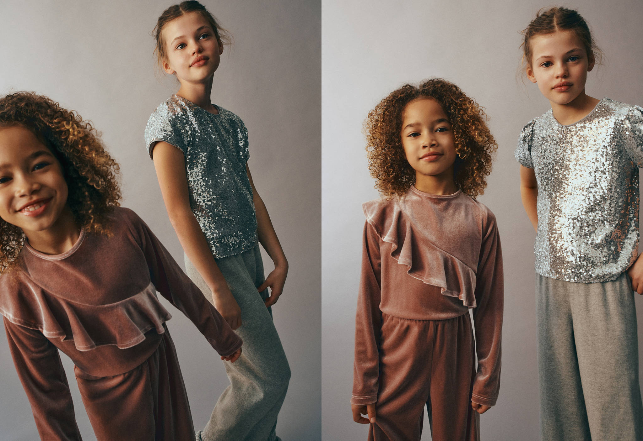 Velvet long jumpsuit - Panoramic plane