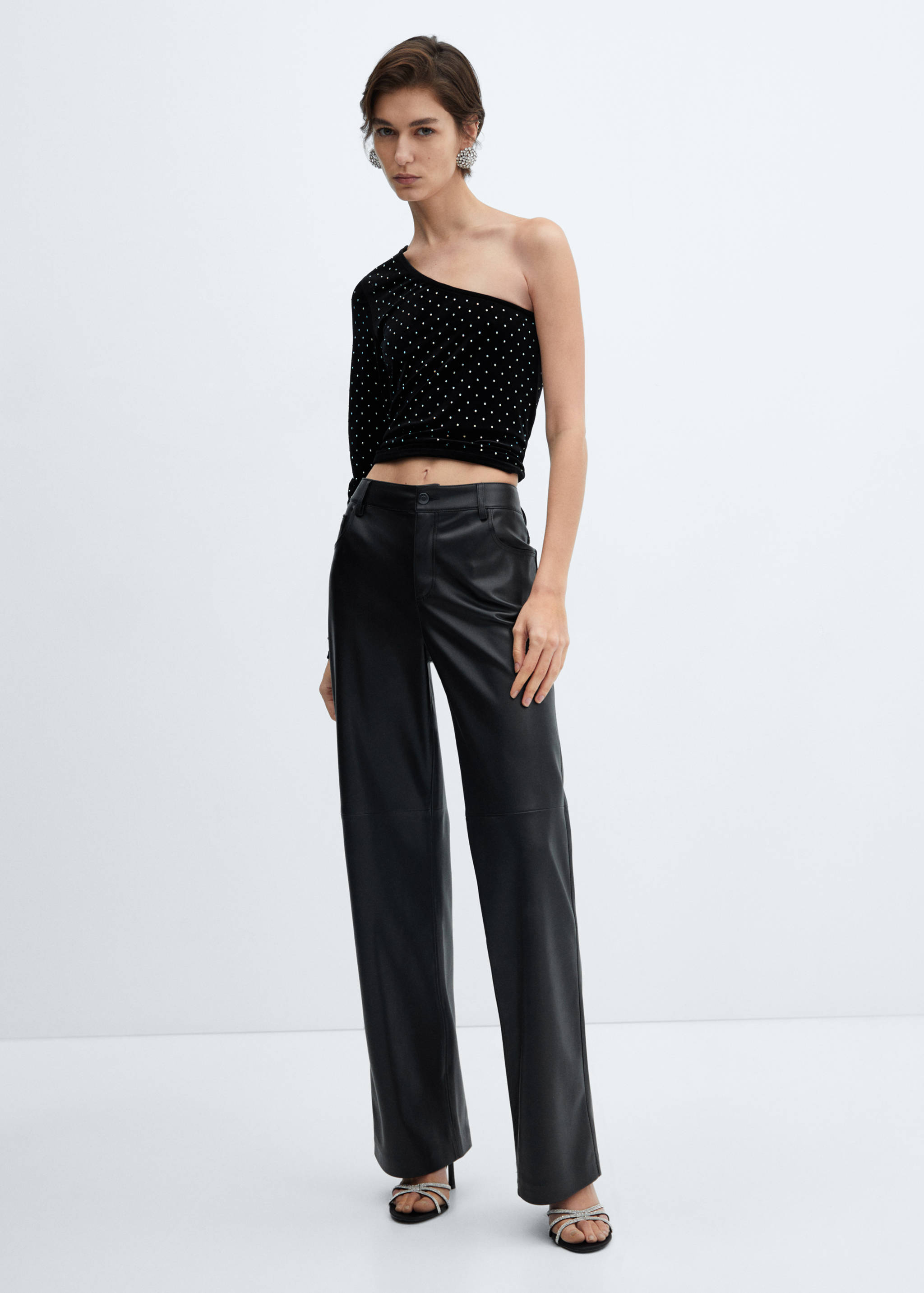 Top velours strass - Plan général