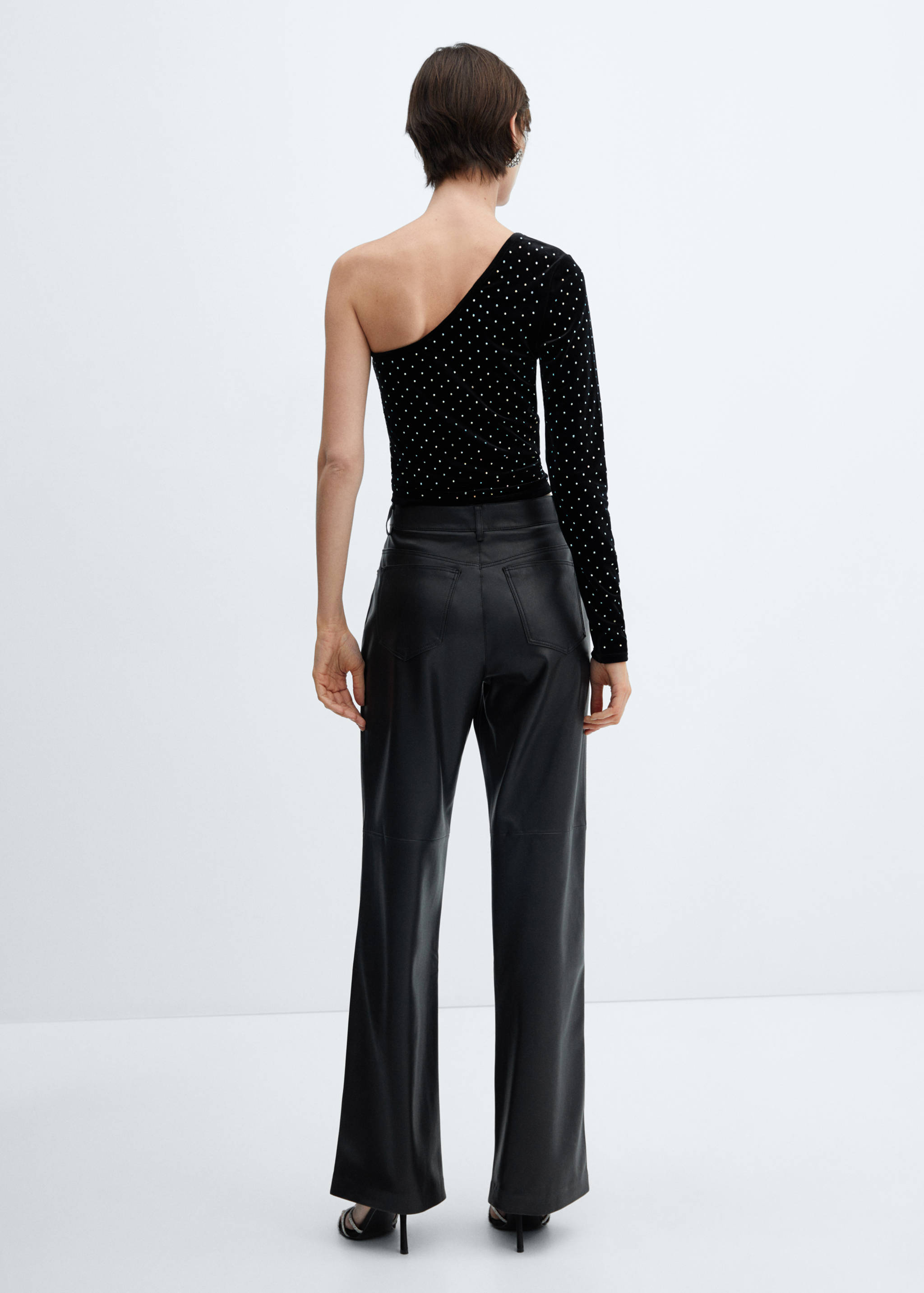 Top velours strass - Verso de l’article