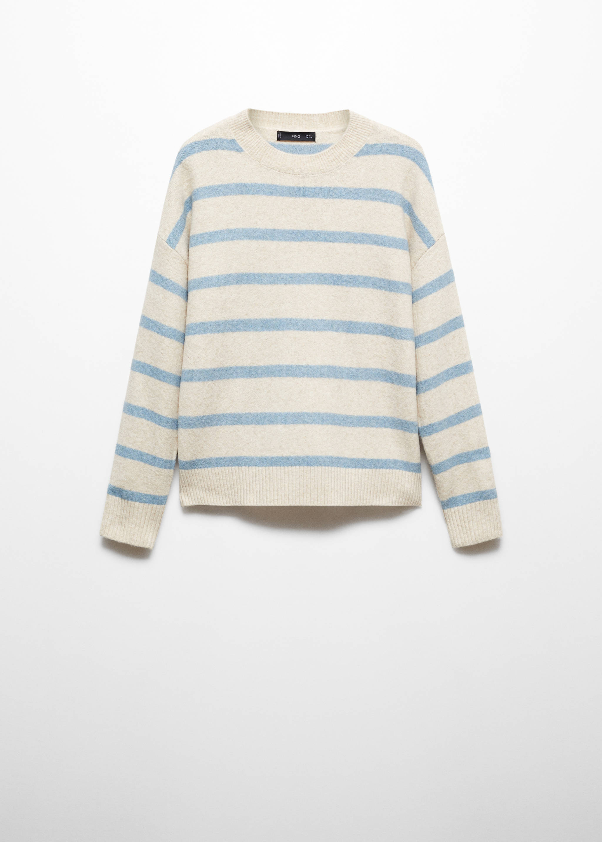 Round-neck striped sweater - Article without model