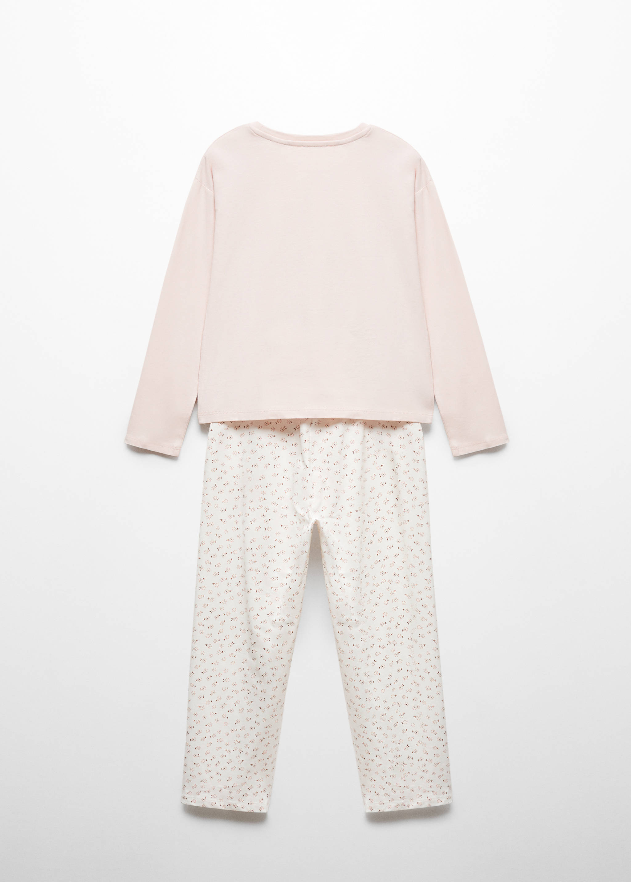 Printed long pyjamas - Reverse of the article