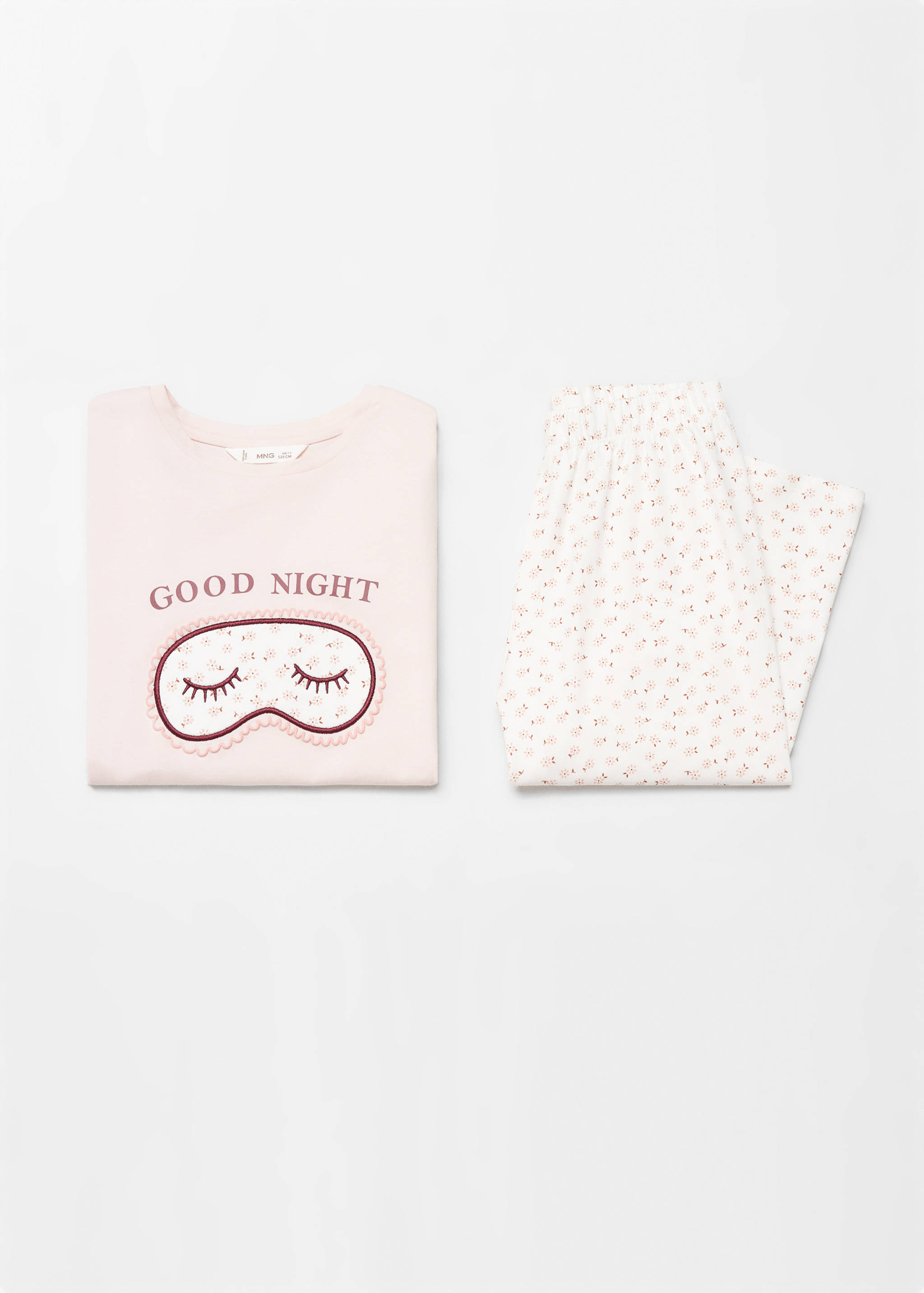 Printed long pyjamas - Details of the article 0