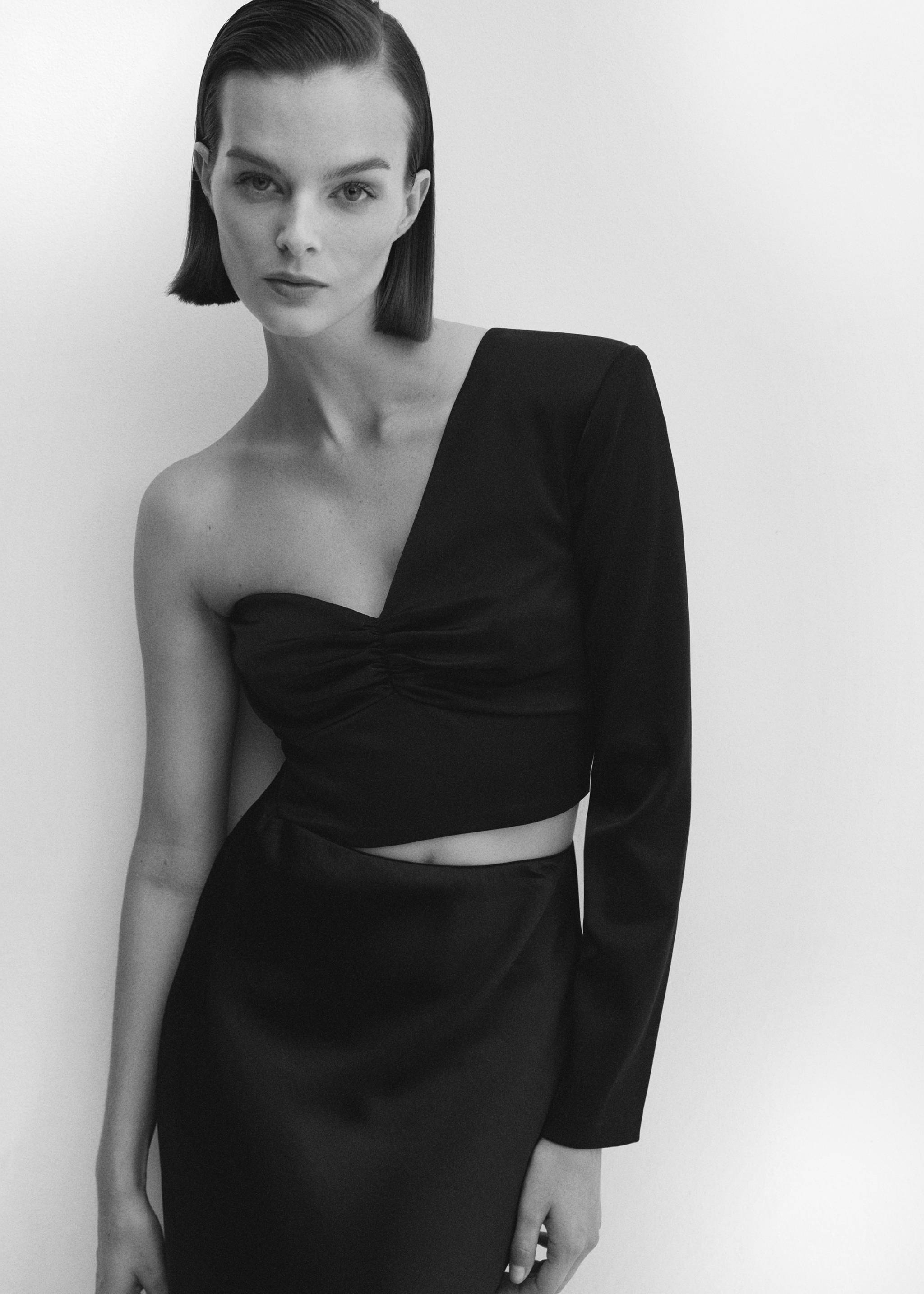 Blouse crop asymétrique - Détail de l'article 2