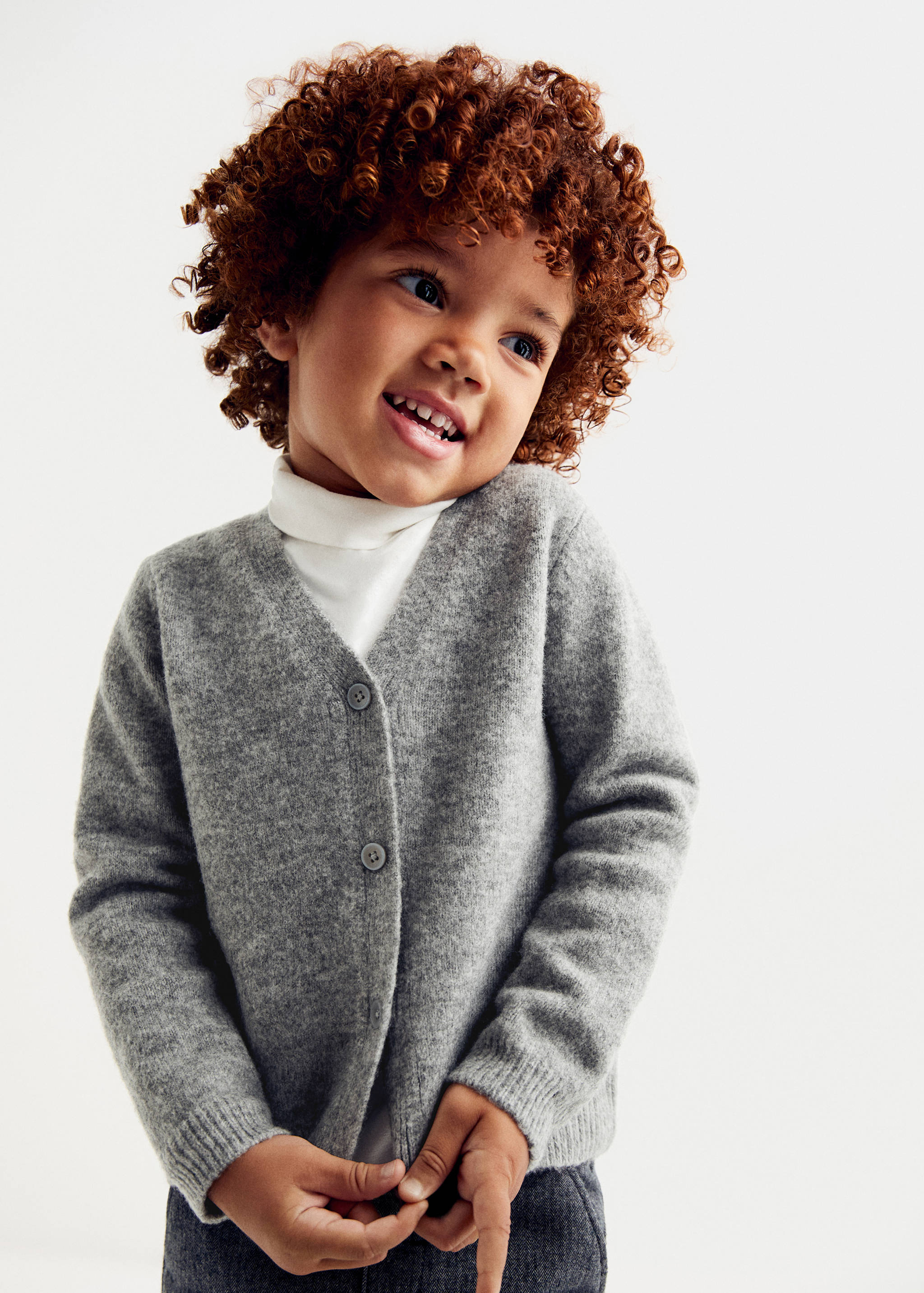 Button knit cardigan - Medium plane