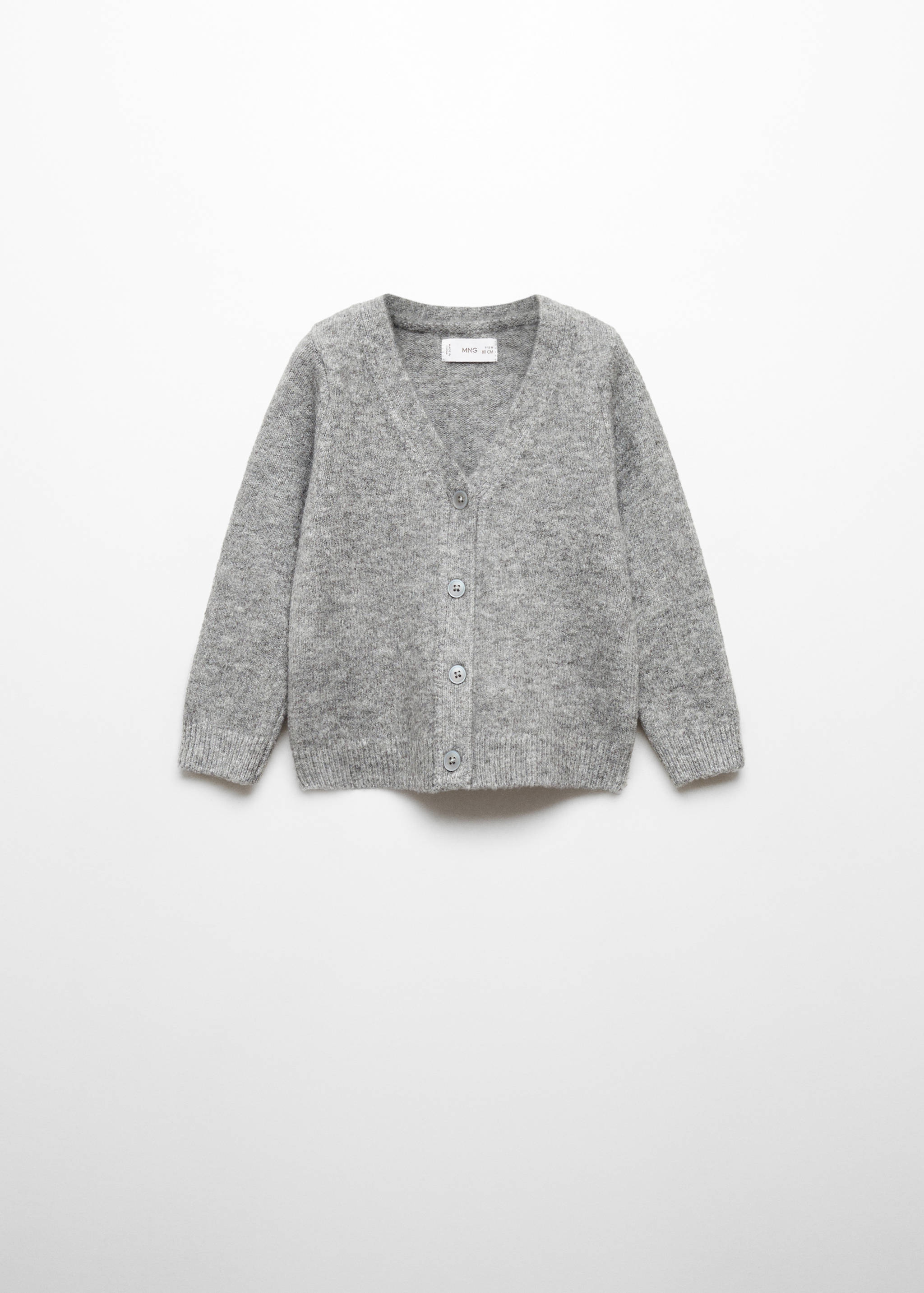 Button knit cardigan - Article without model