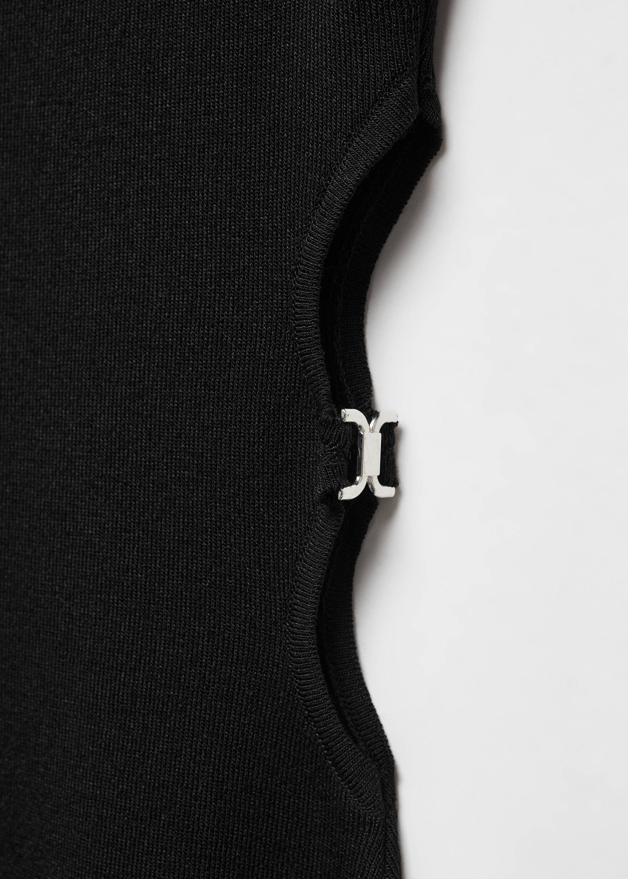 Metallic dress with slit detail - Details of the article 8