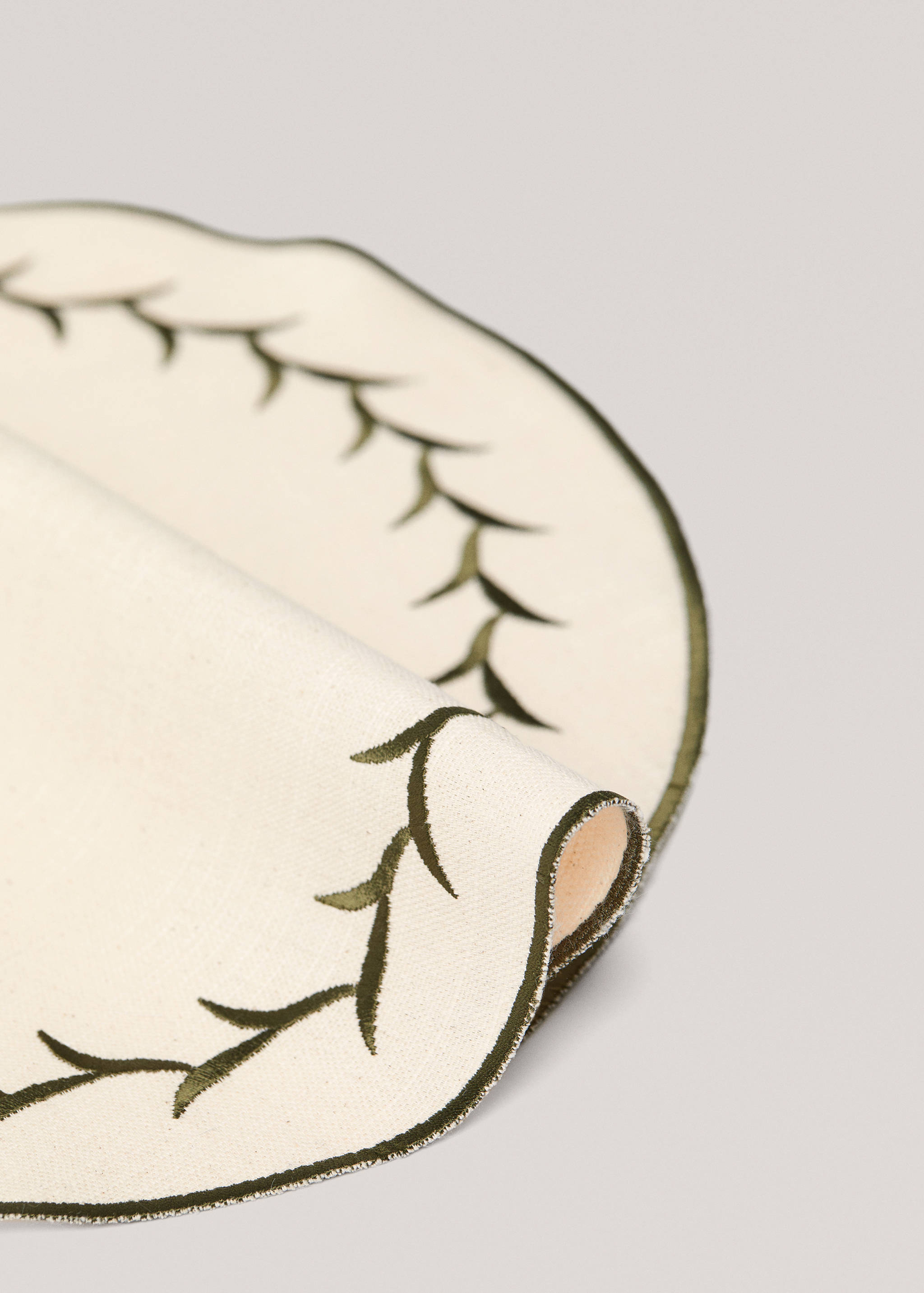 Set de table rond 100 % coton - Détail de l'article 1