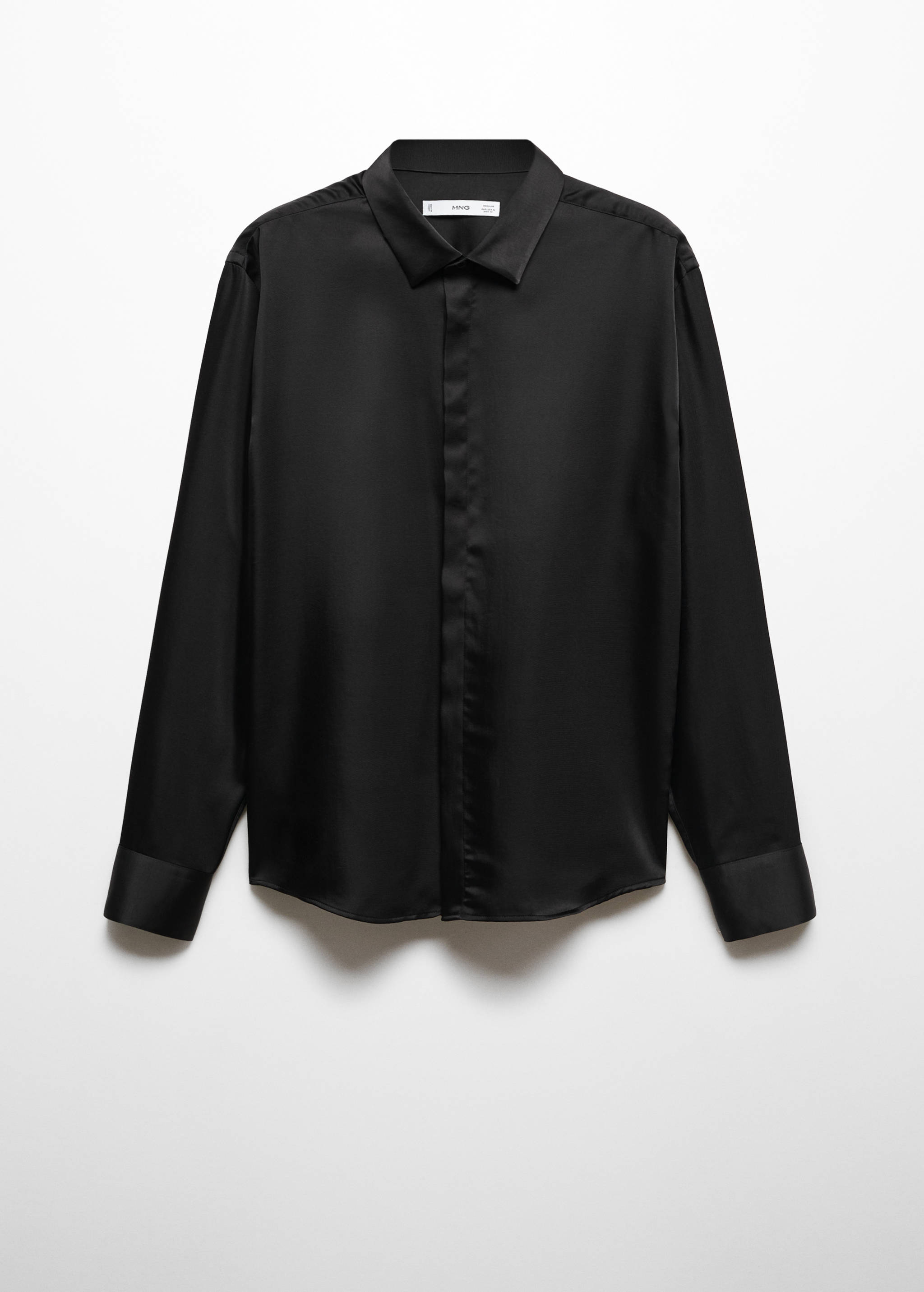 Satin finish flowy shirt - Article without model