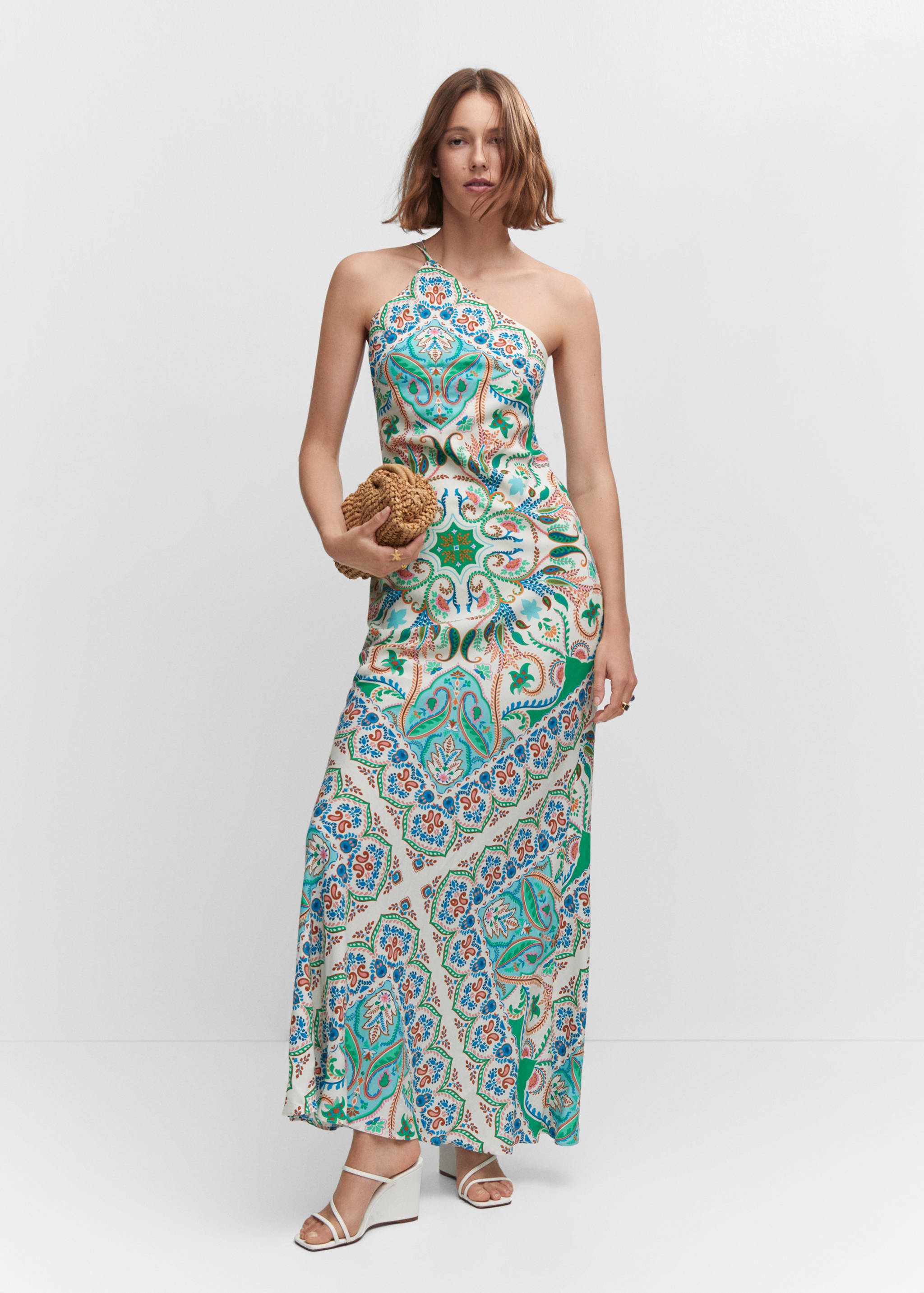 Φόρεμα λαιμόκοψη halter ανοιχτή πλάτη - Γενικό πλάνο