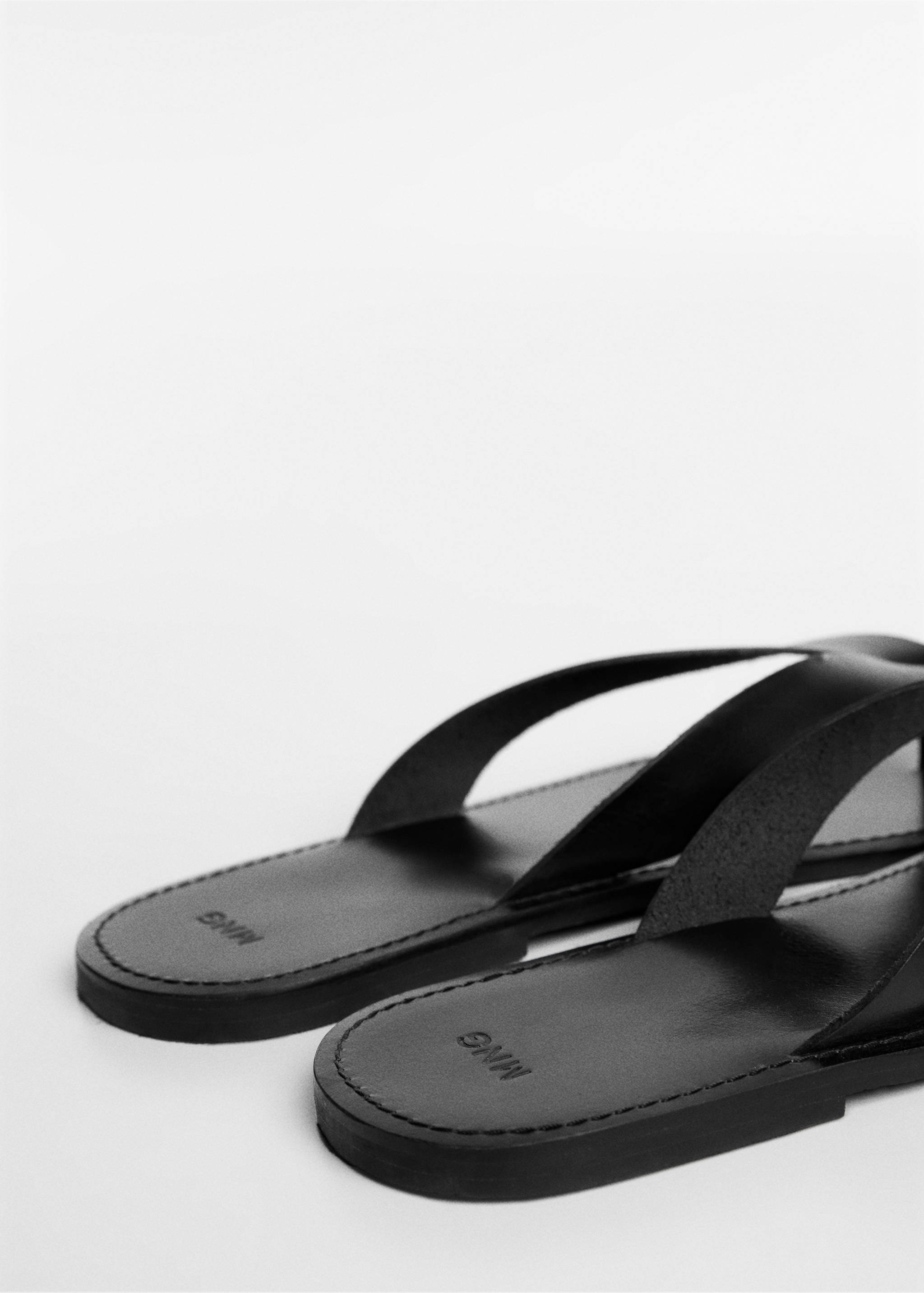 Leather straps sandals - Details of the article 2