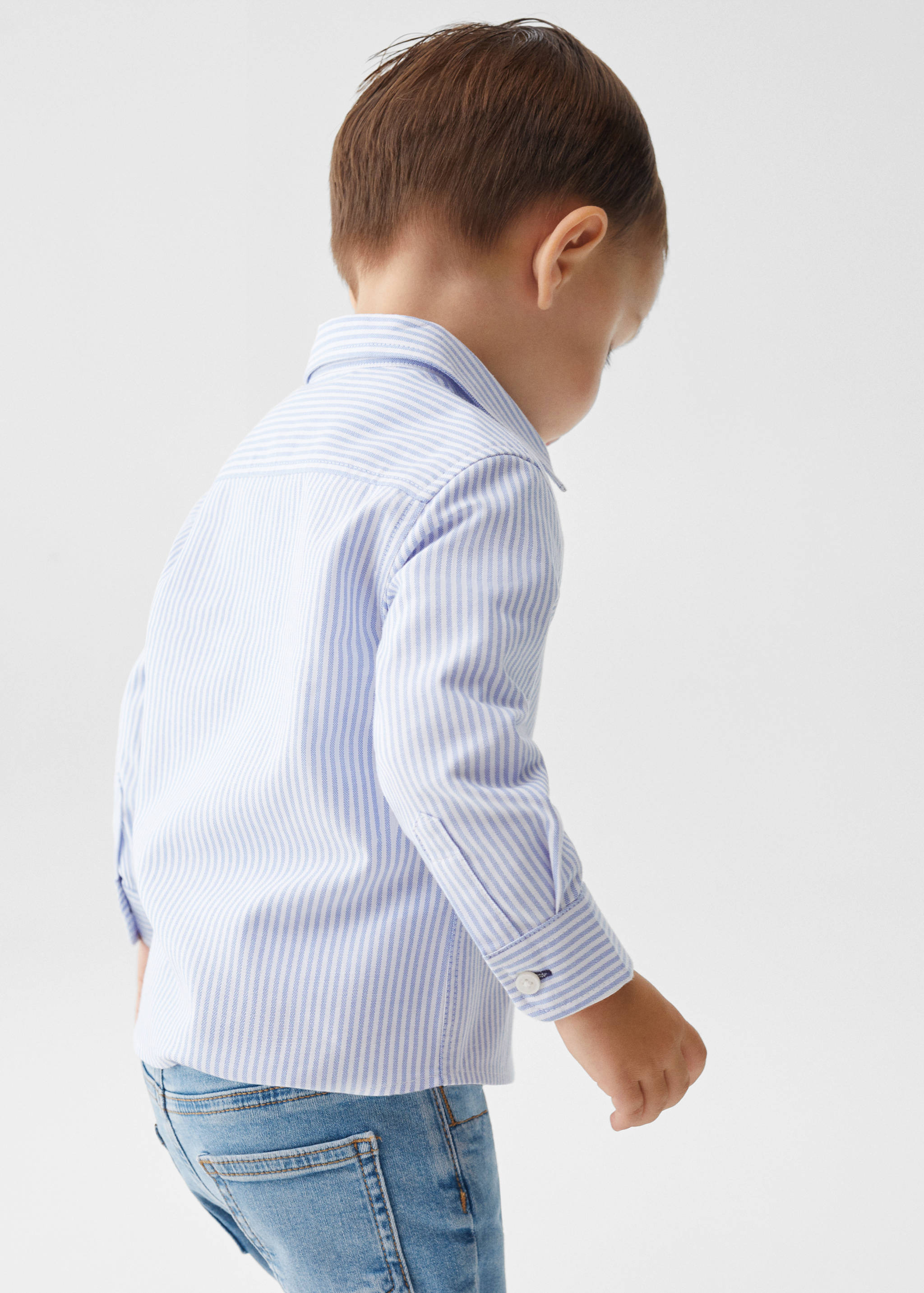 Camisa vestir regular fit ratlles - Revers de l'article
