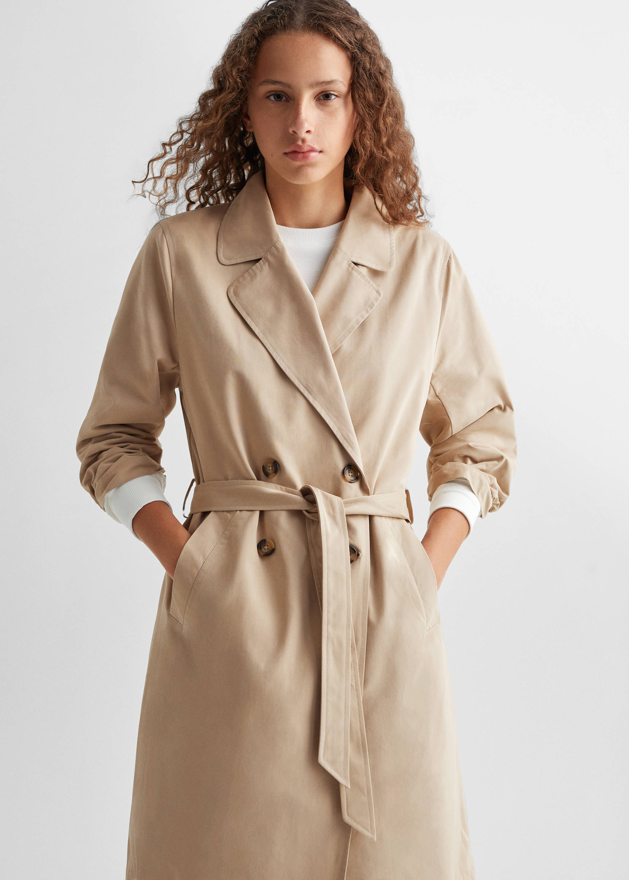 Classic trench coat with belt - Medium plane