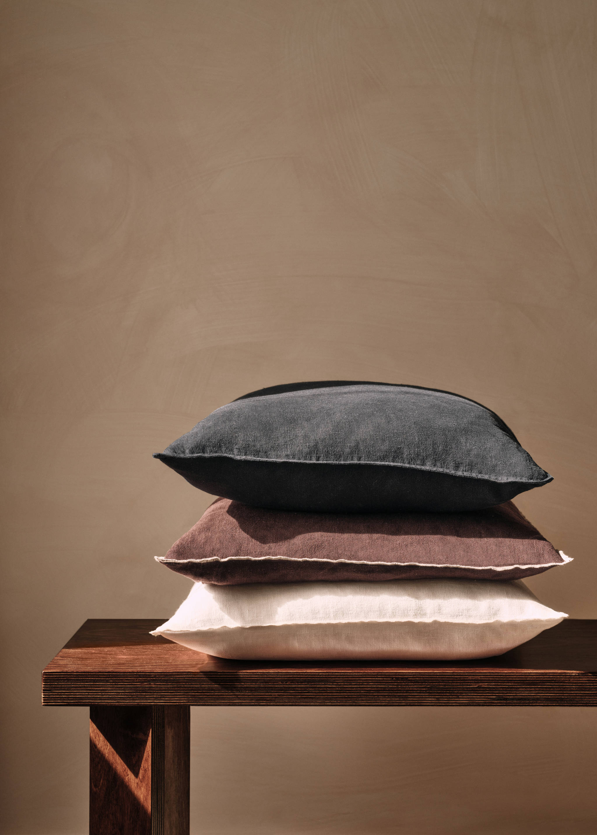Housse de coussin lin et coton 45x45 cm - Détail de l'article 9