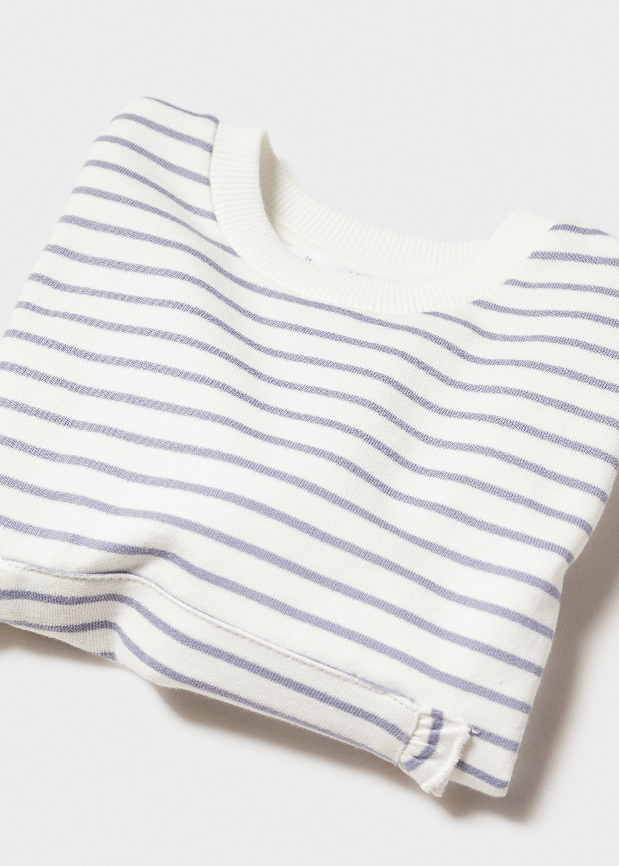 Sweat-shirt coton rayures - Détail de l'article 8