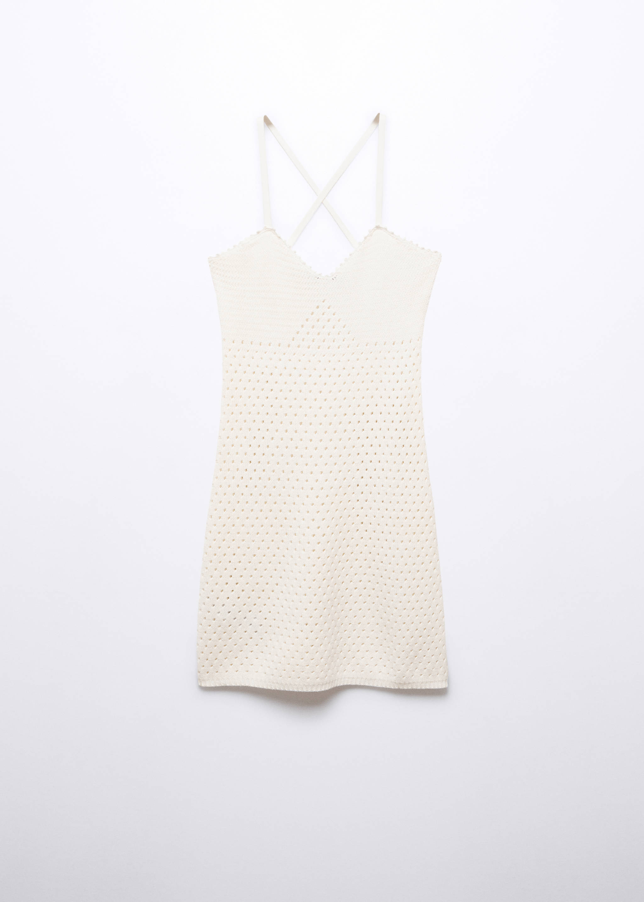 Vestido punto detalle calado - Article without model