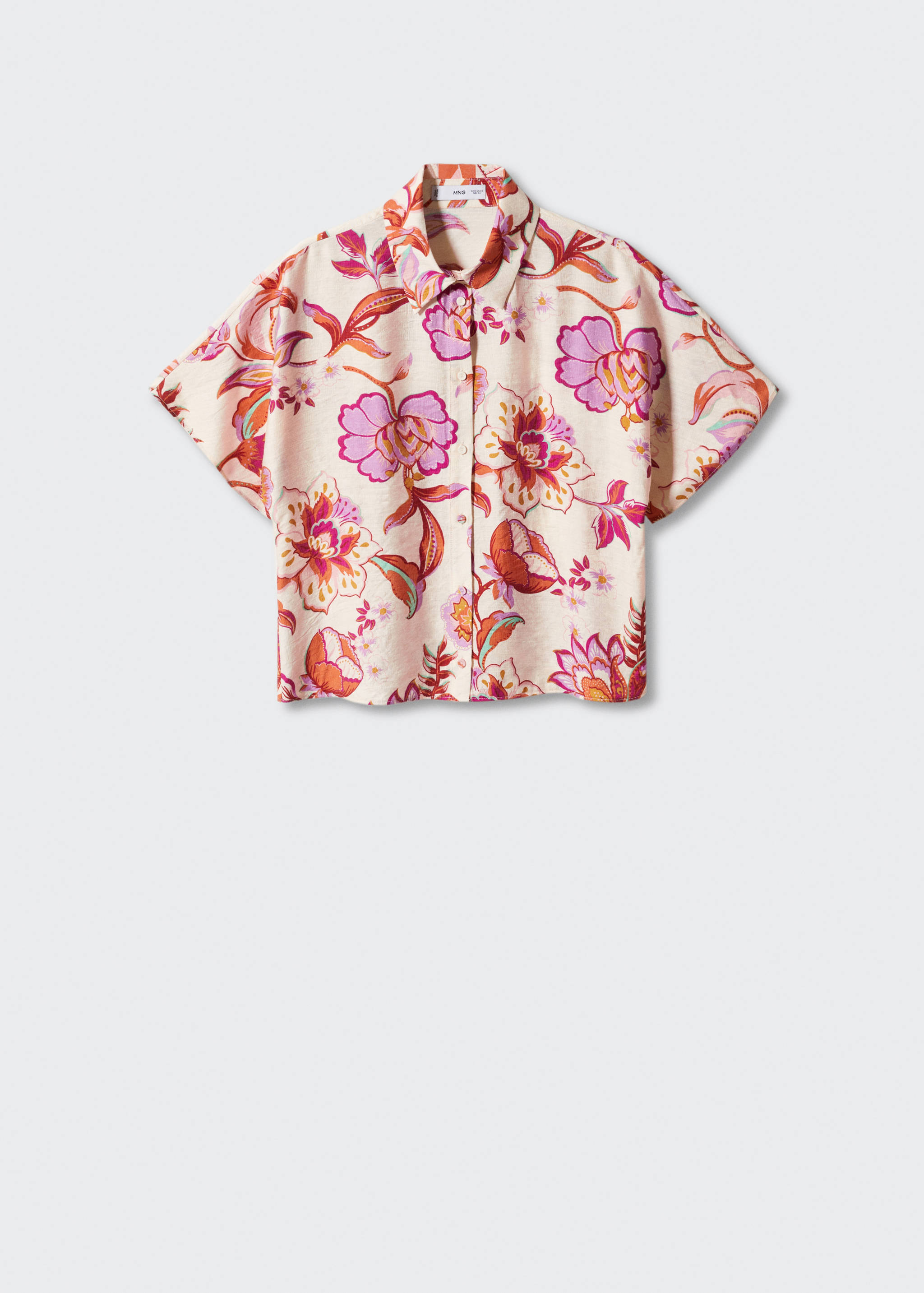 Buttoned printed shirt - Article without model