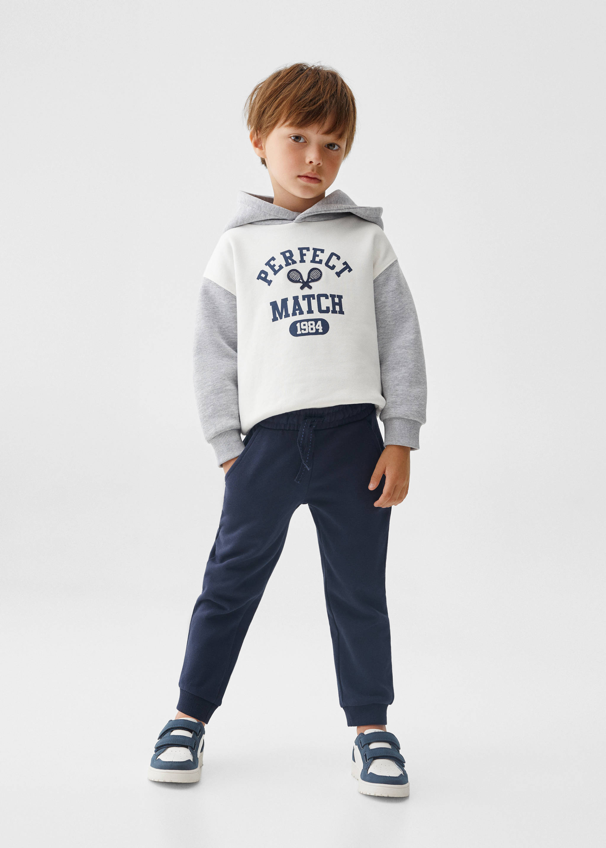 Calças jogger de algodão - Plano geral