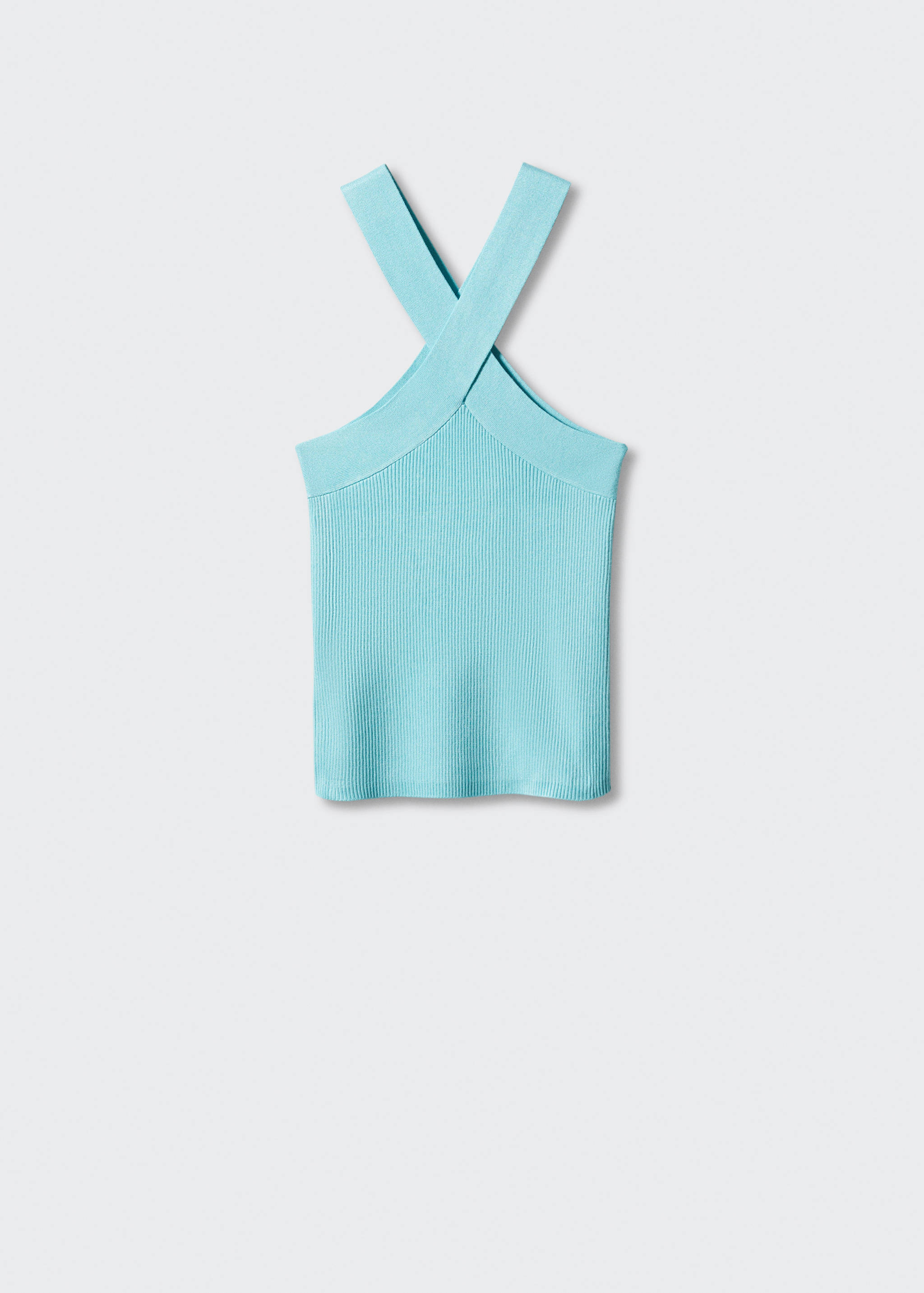 Top punto cuello halter - Artículo sin modelo