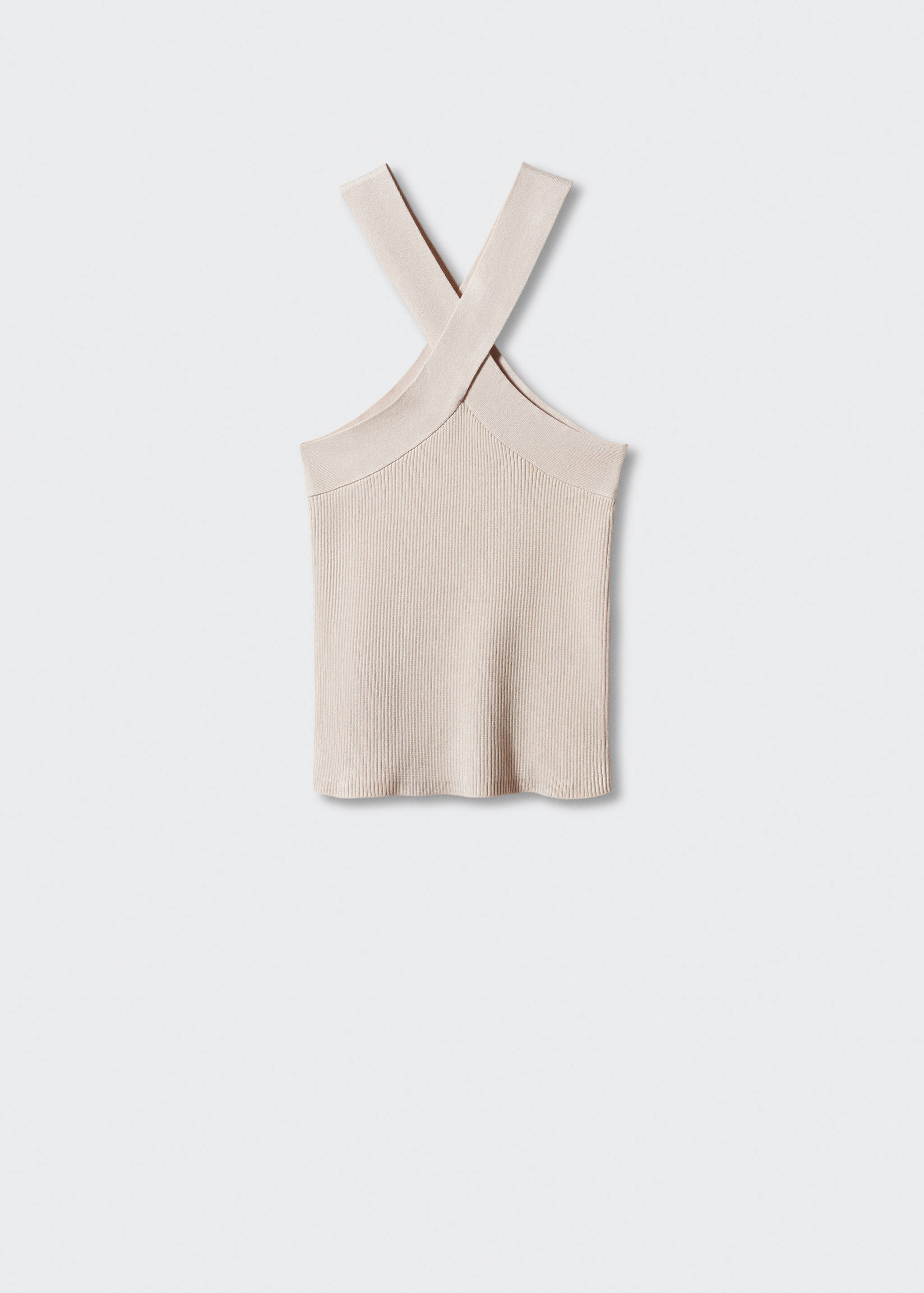 Top punto cuello halter - Artículo sin modelo