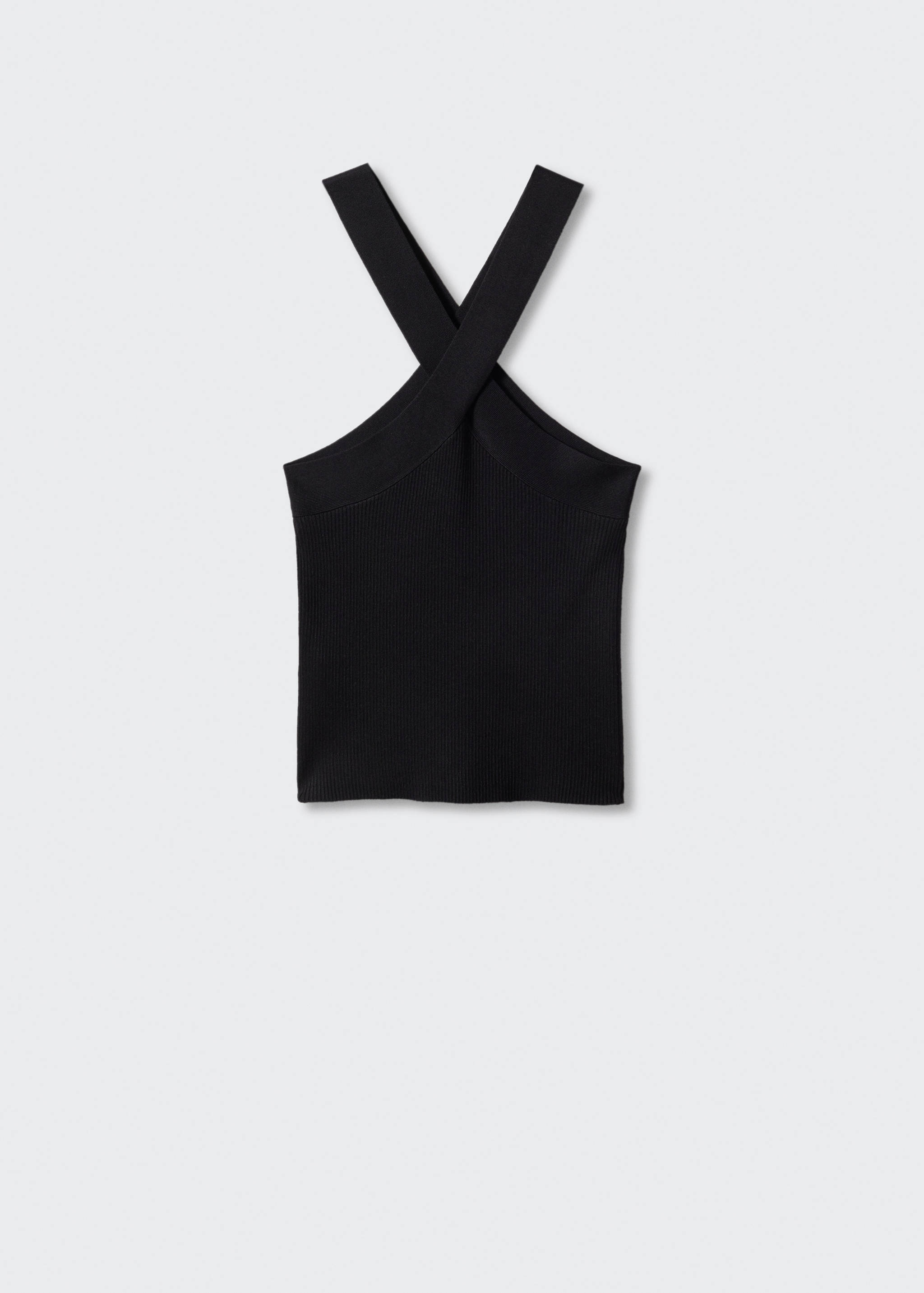 Top punto cuello halter - Artículo sin modelo