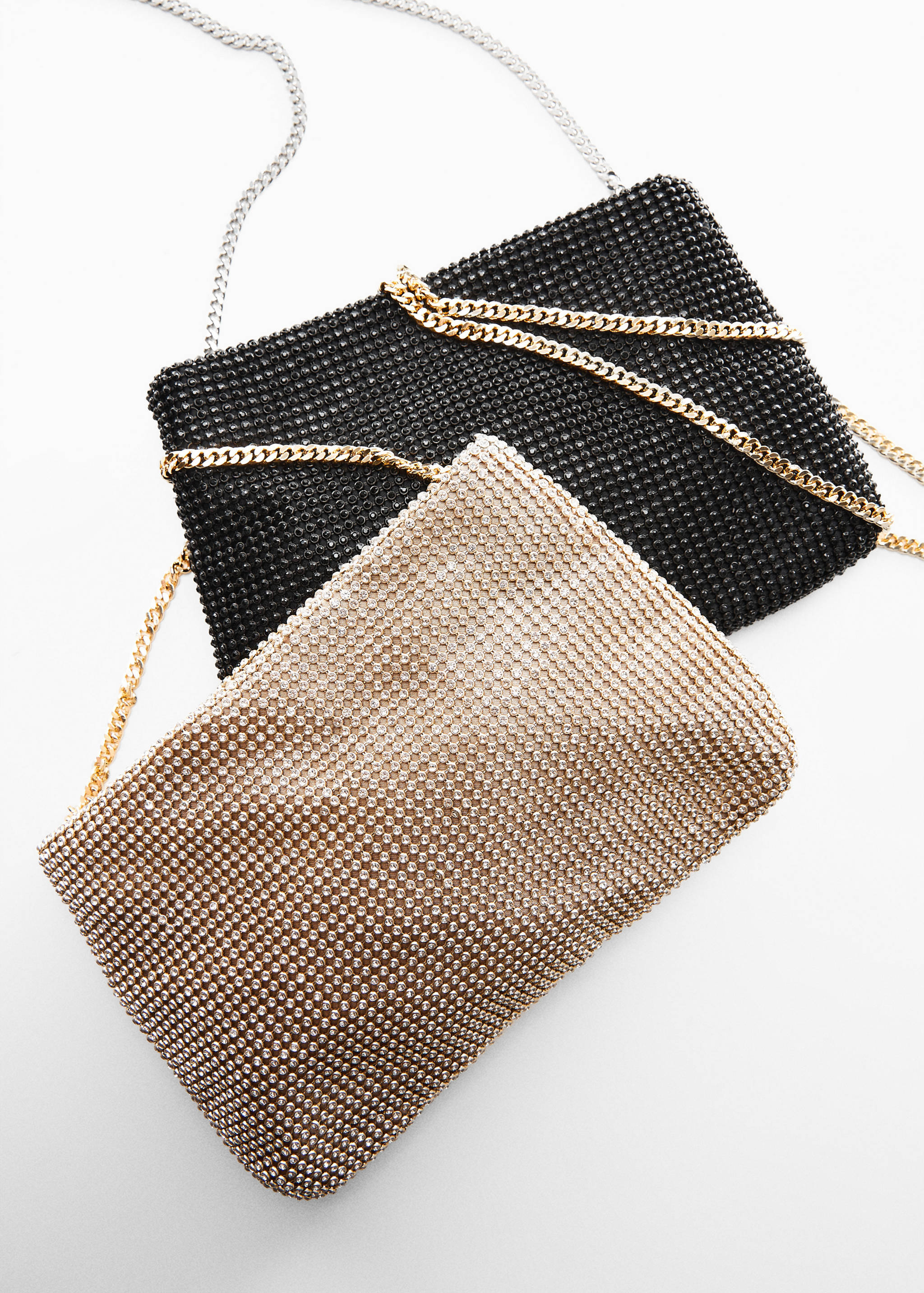 Rhinestone chain bag - Details of the article 5