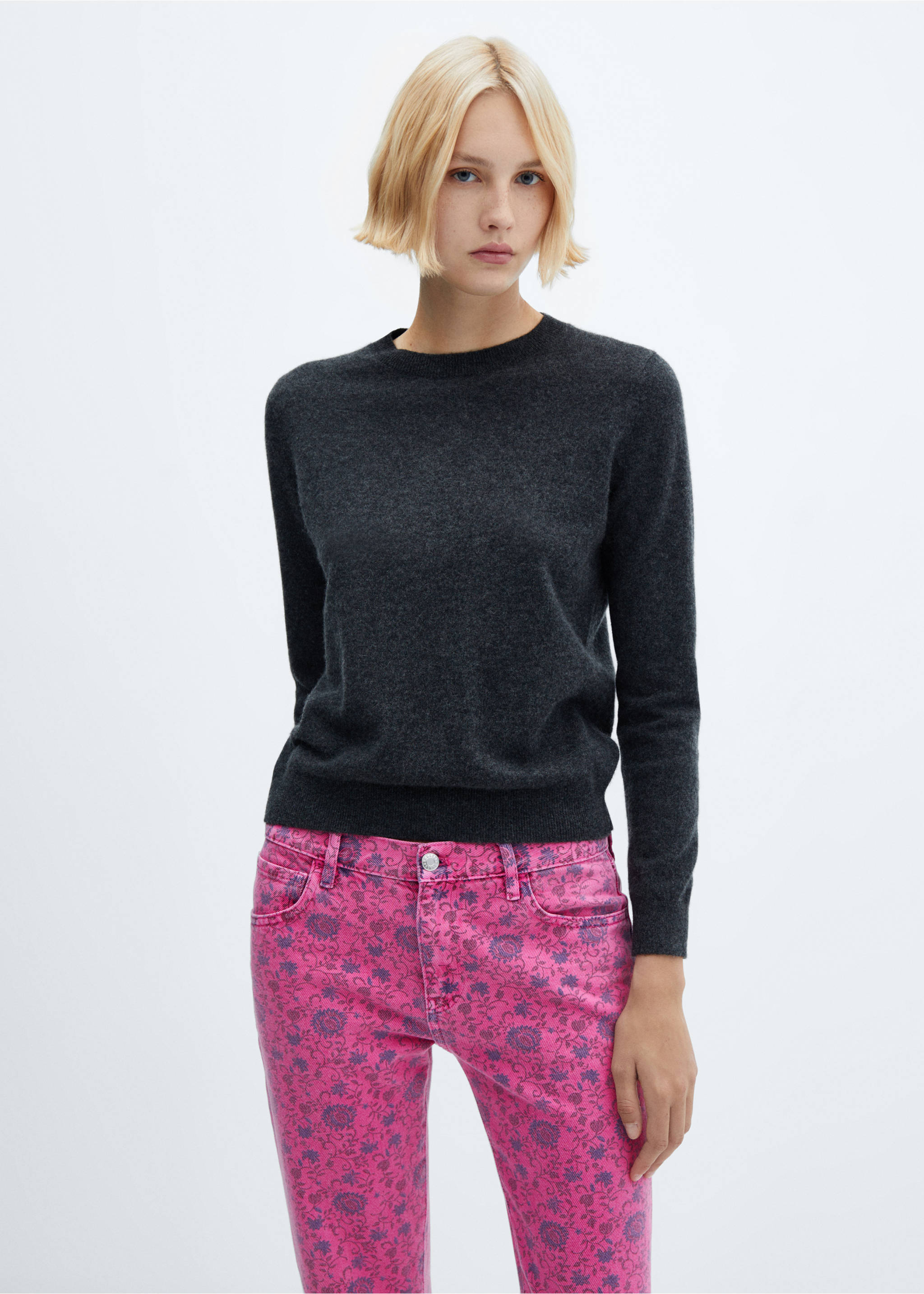 Rette bukser med trykk - Artikkeldetalj 1, Fuchsia. Ref: 57072891-00.