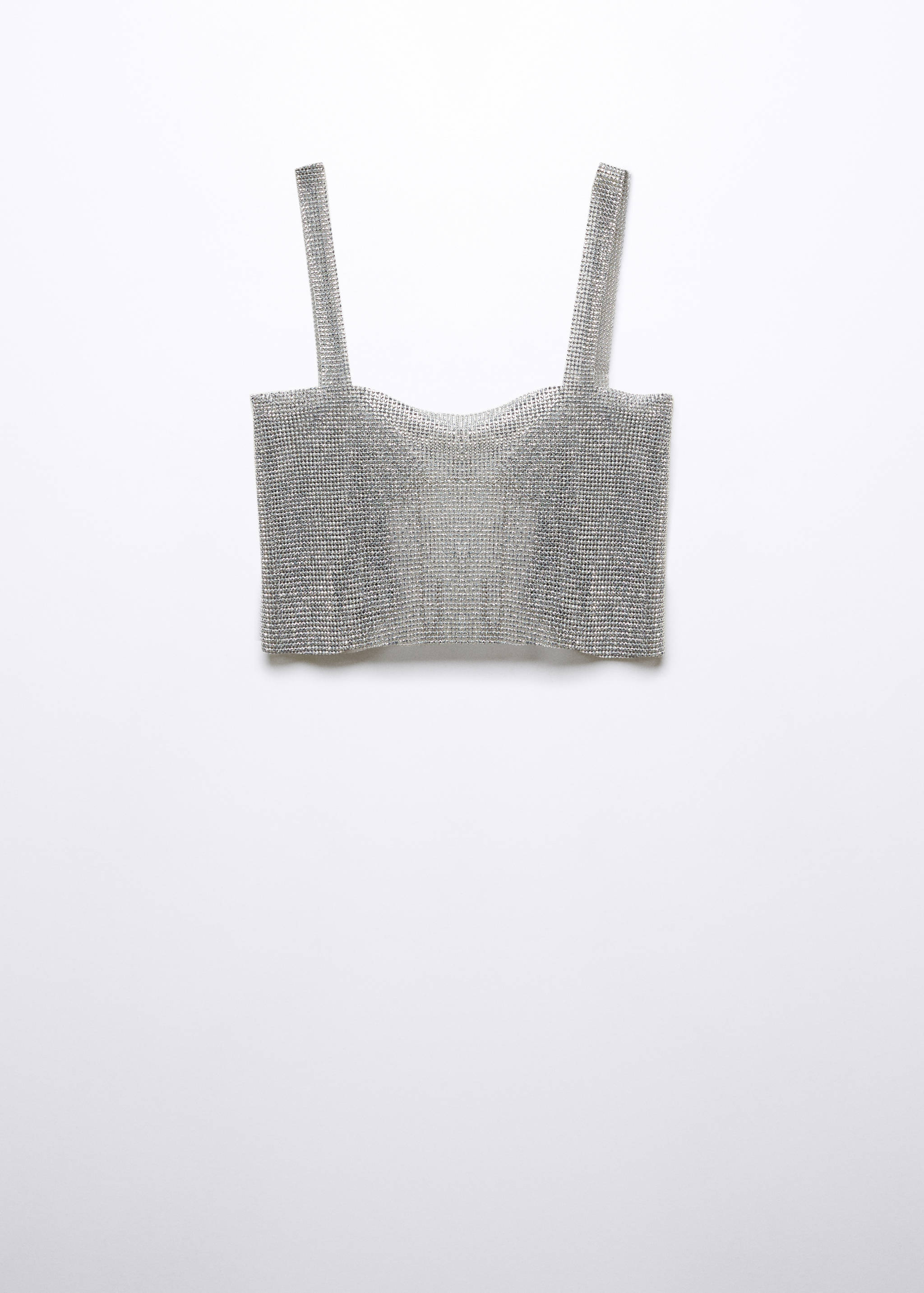 Top de rede com cristais - Artigo sem modelo