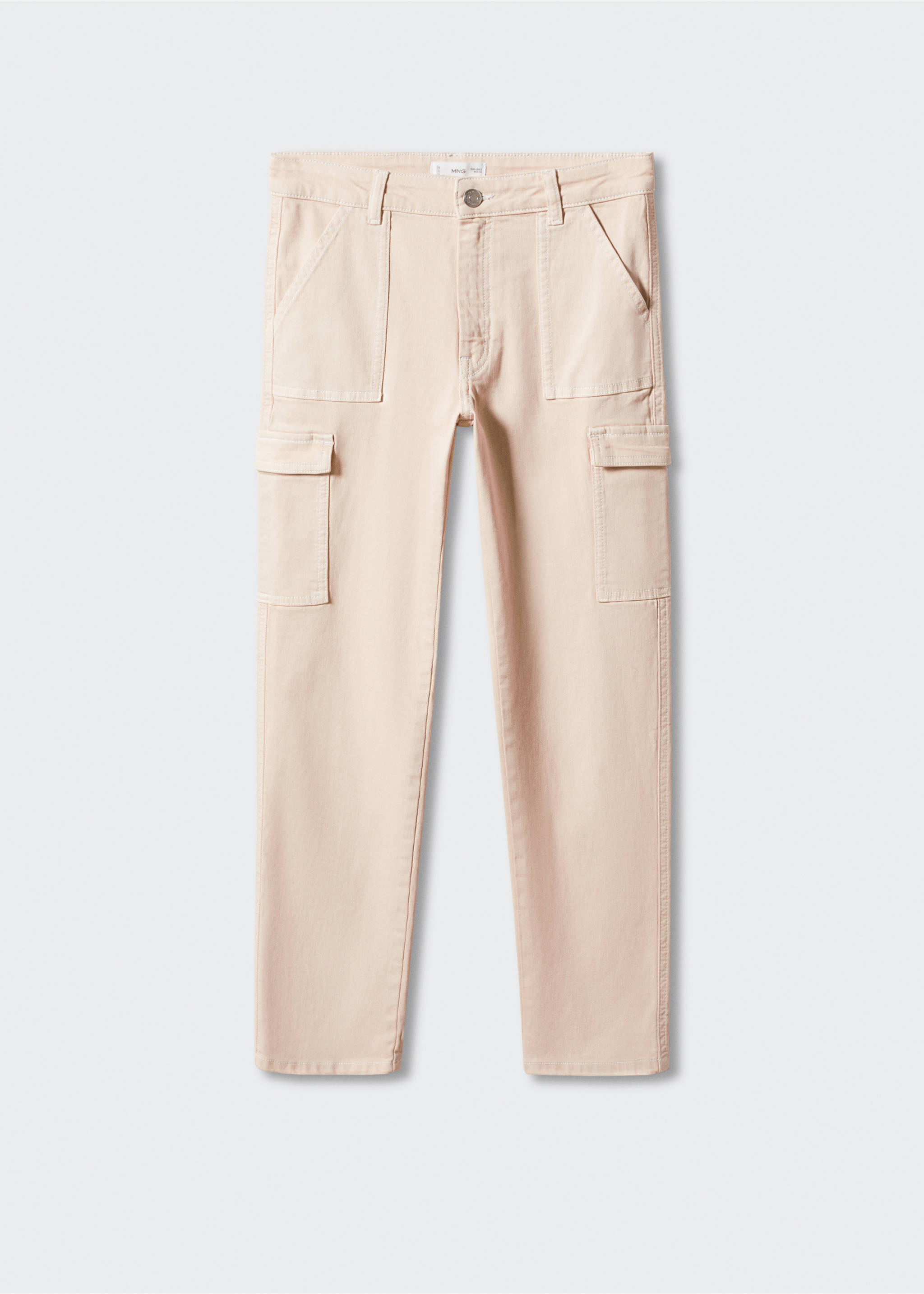 Pocket cargo jeans - Article without model, Beige. Ref: 57073254-00.