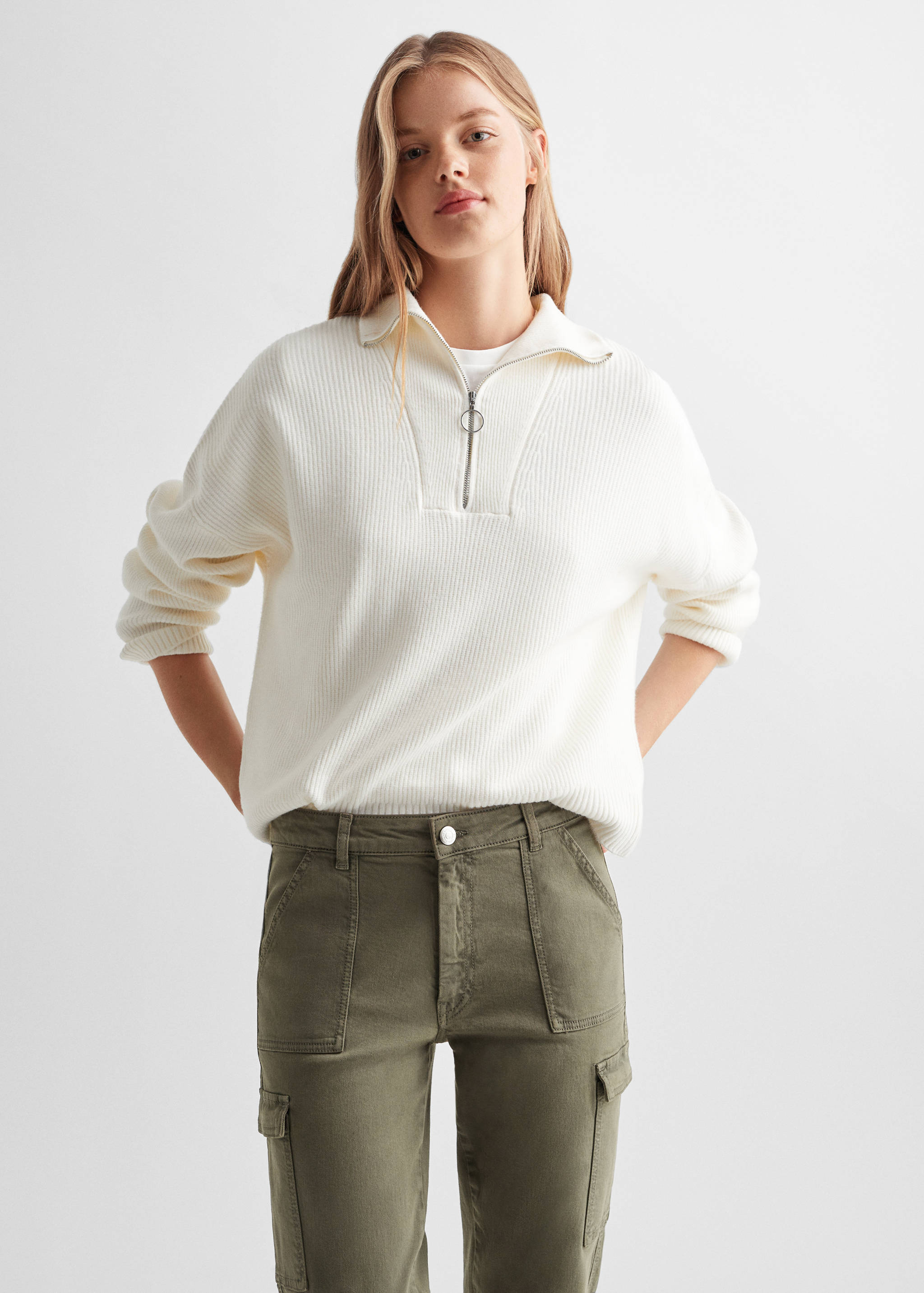 Pocket cargo jeans - Medium plane