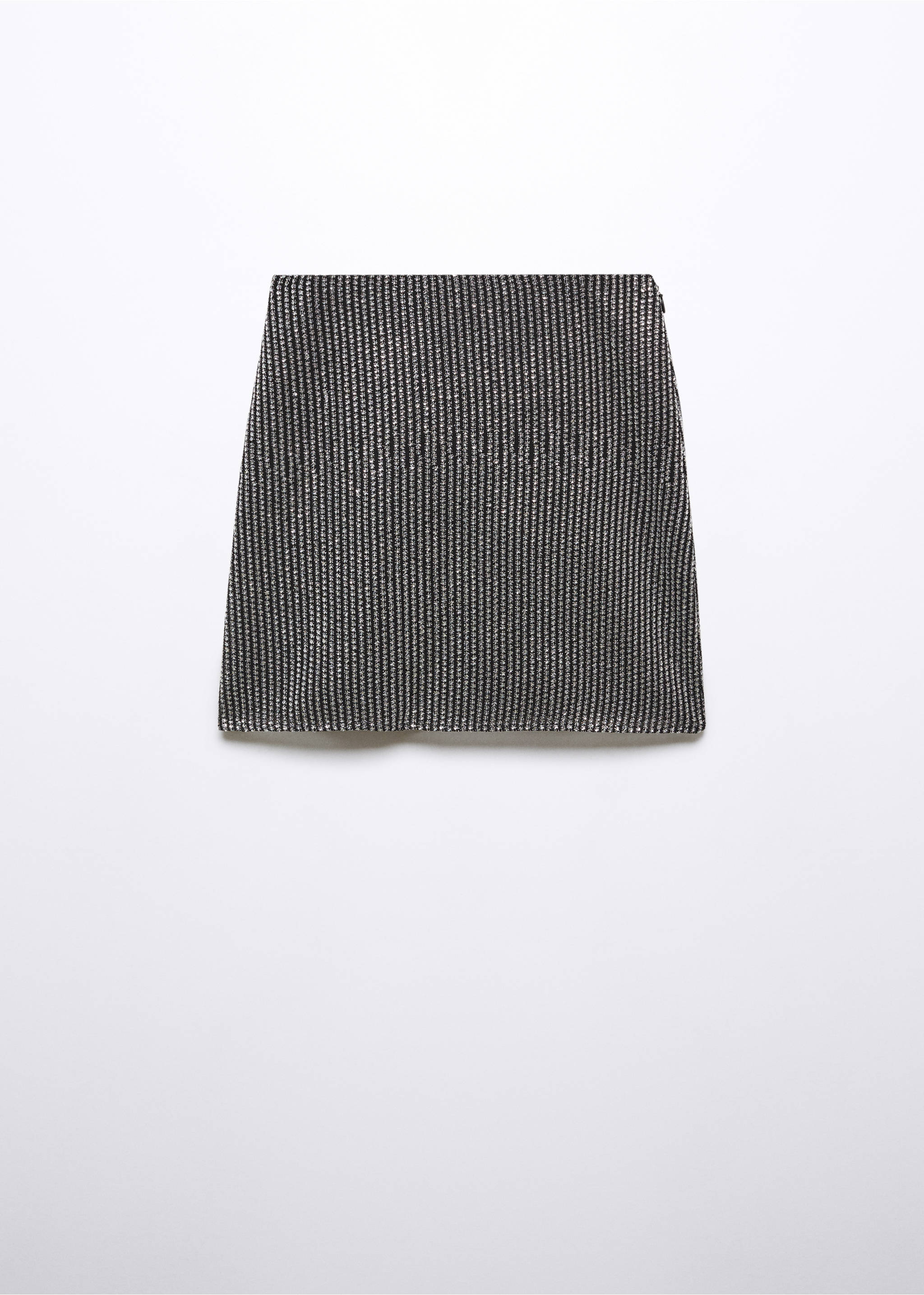 Shiny sequined skirt - Article without model, Black. Ref: 57073272-00.