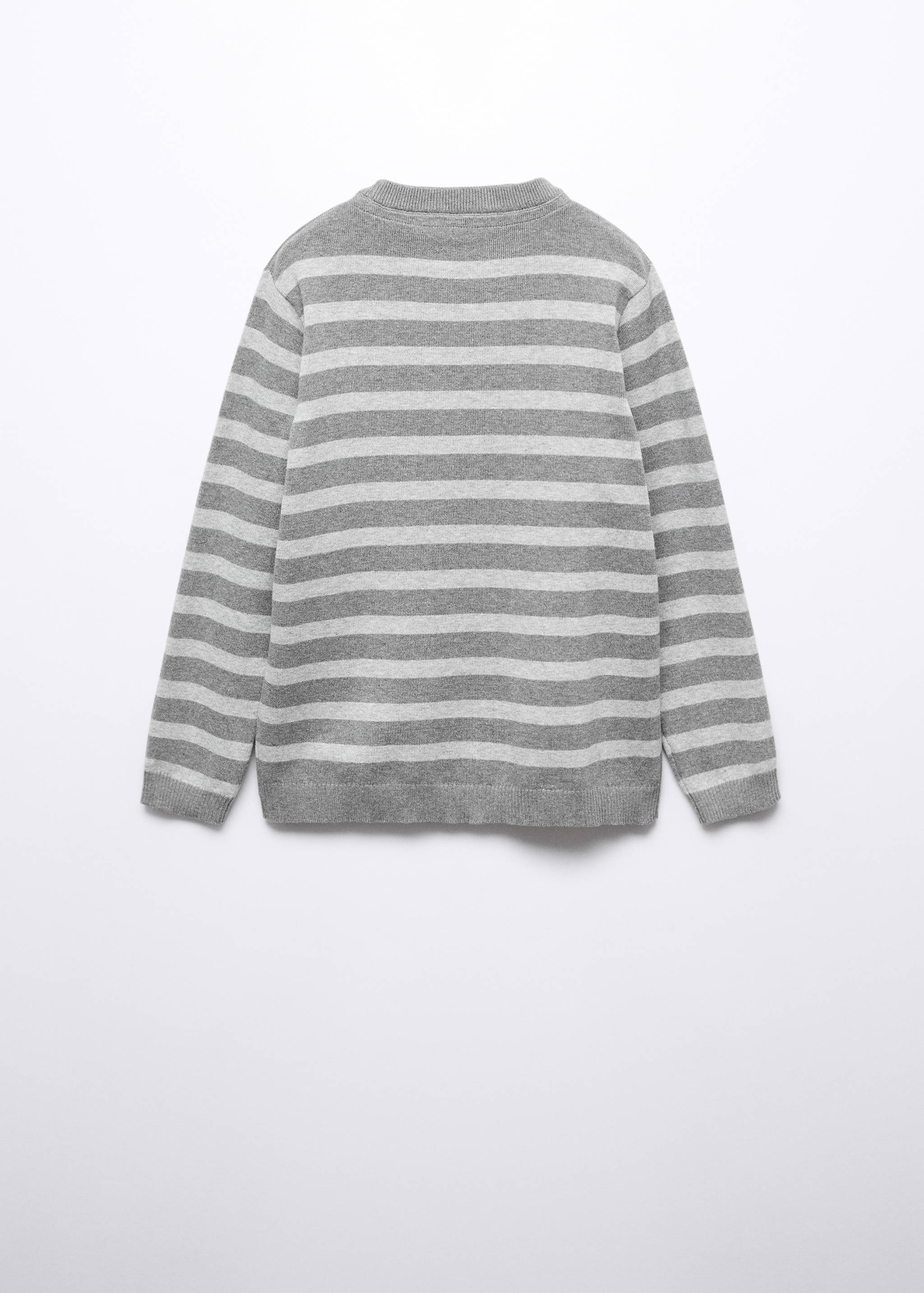 Gestreifter Strickpullover - Rückseite des Artikels