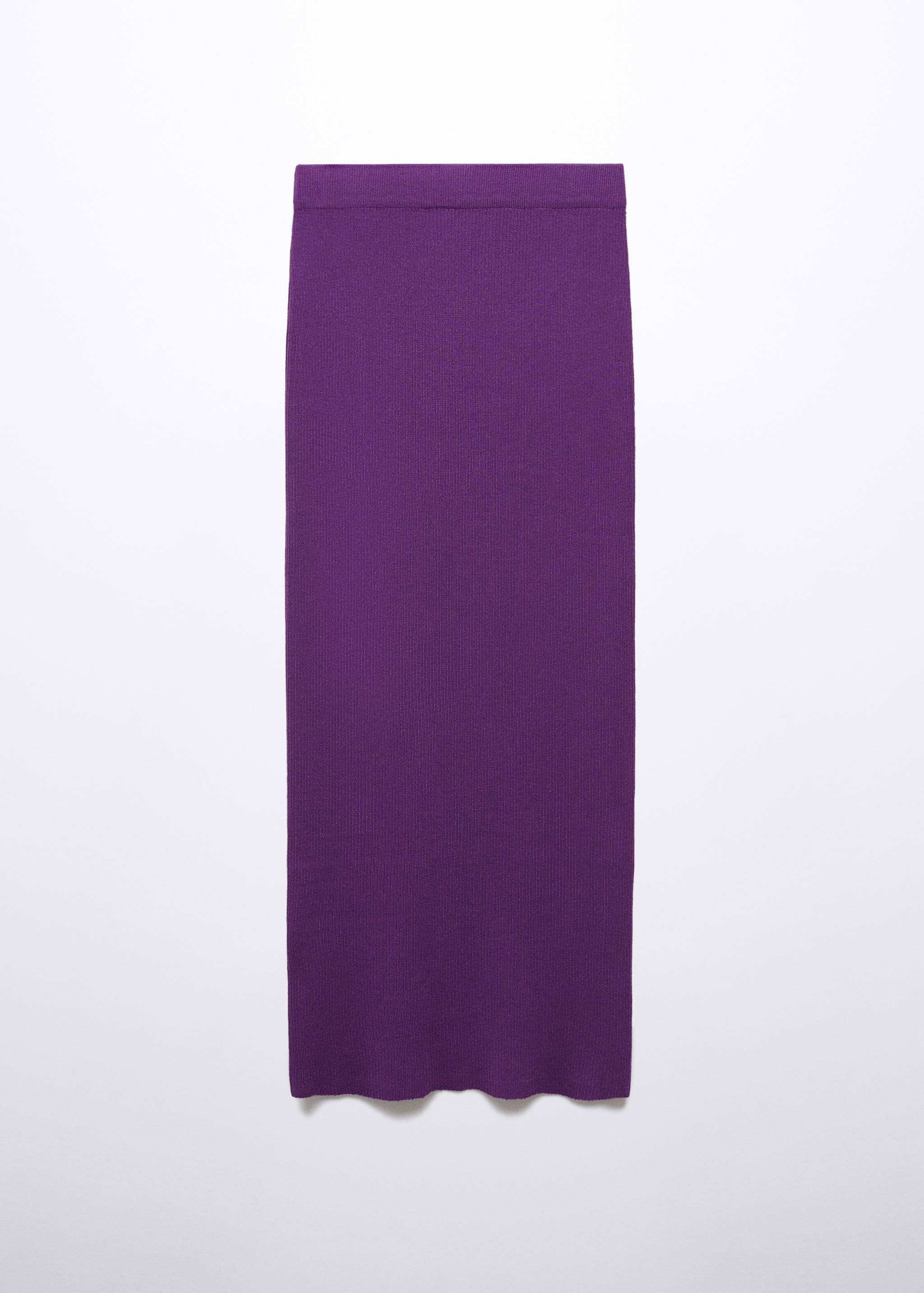 Ribbed midi skirt - Article without model