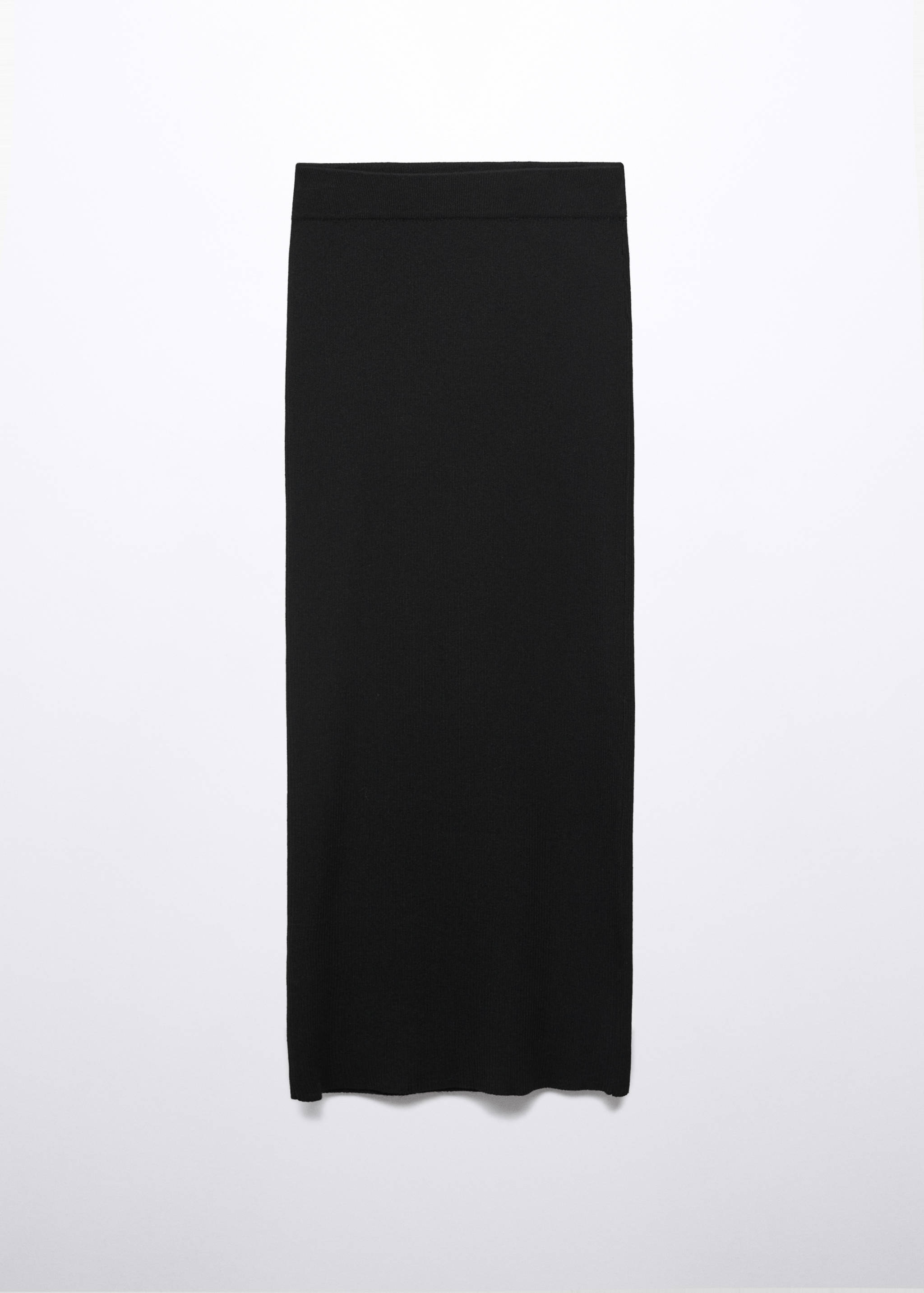 Ribbed midi skirt - Article without model